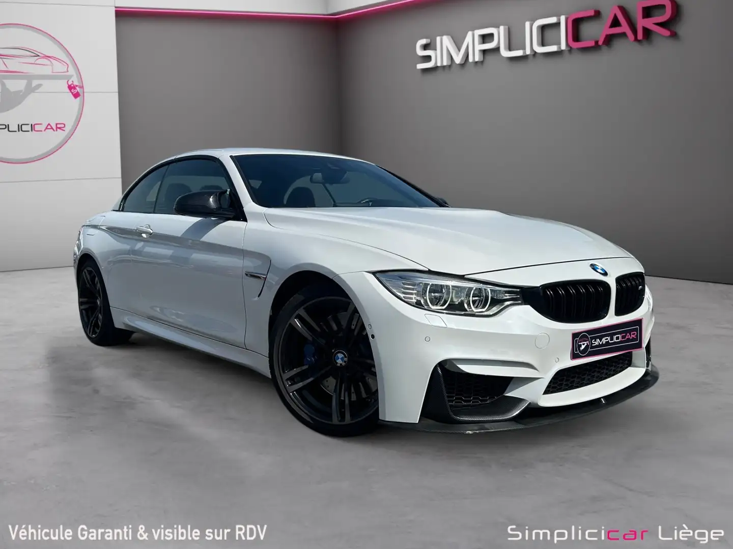 BMW M4 Cabrio 3.0 DKG *GARANTIE 12 MOIS* Blanc - 1