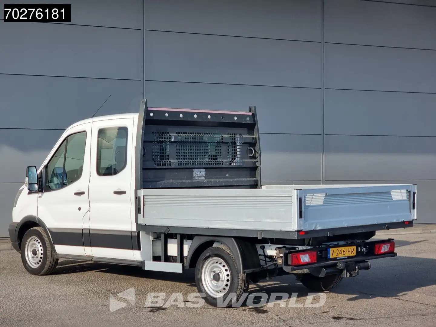 Ford Transit 105pk Open Laadbak Dubbel Cabine Trekhaak Navi Air Wit - 2