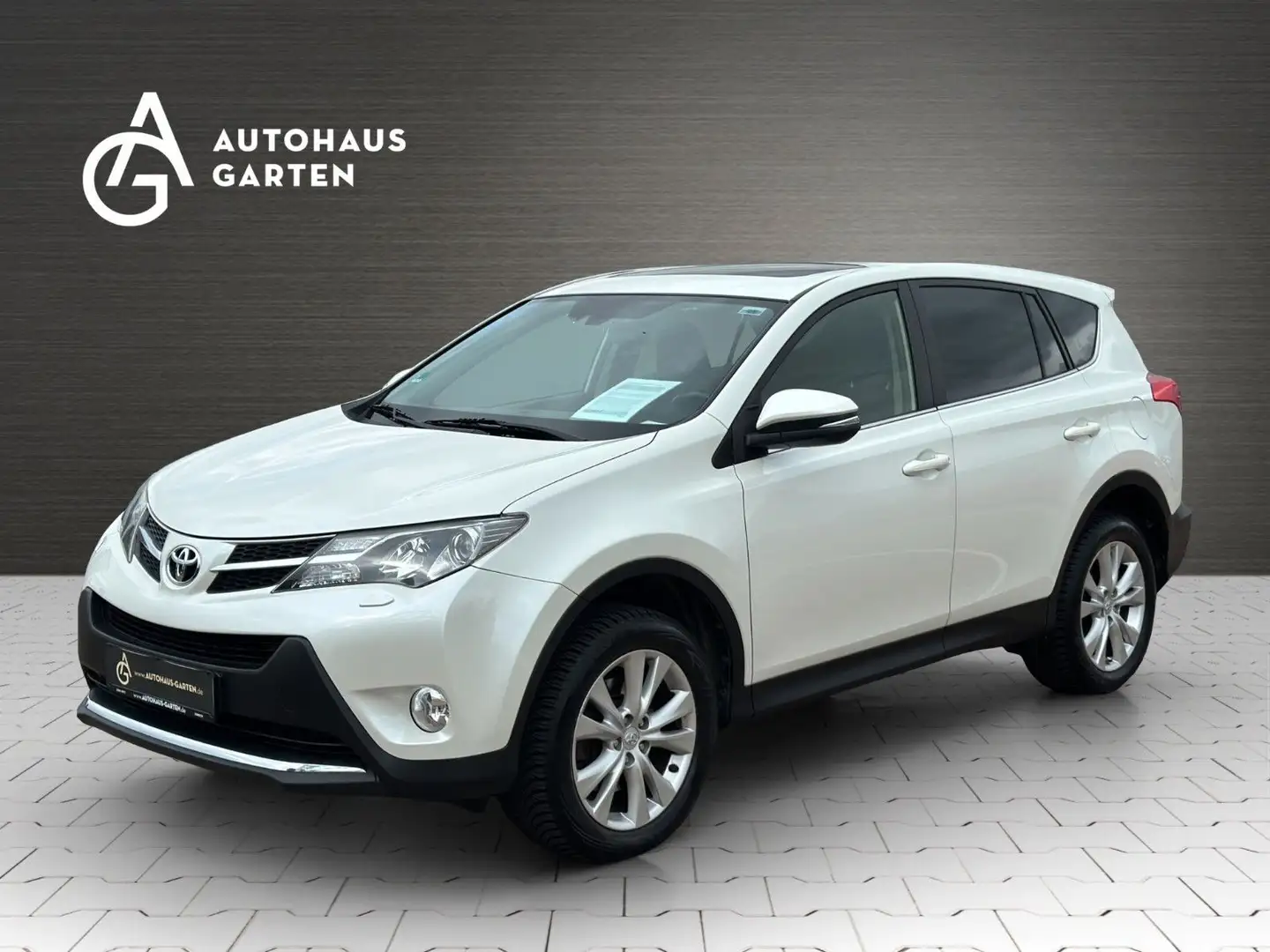 Toyota RAV 4 4  2.2D-4D Executive Xenon Leder Navi Kamera Weiß - 1