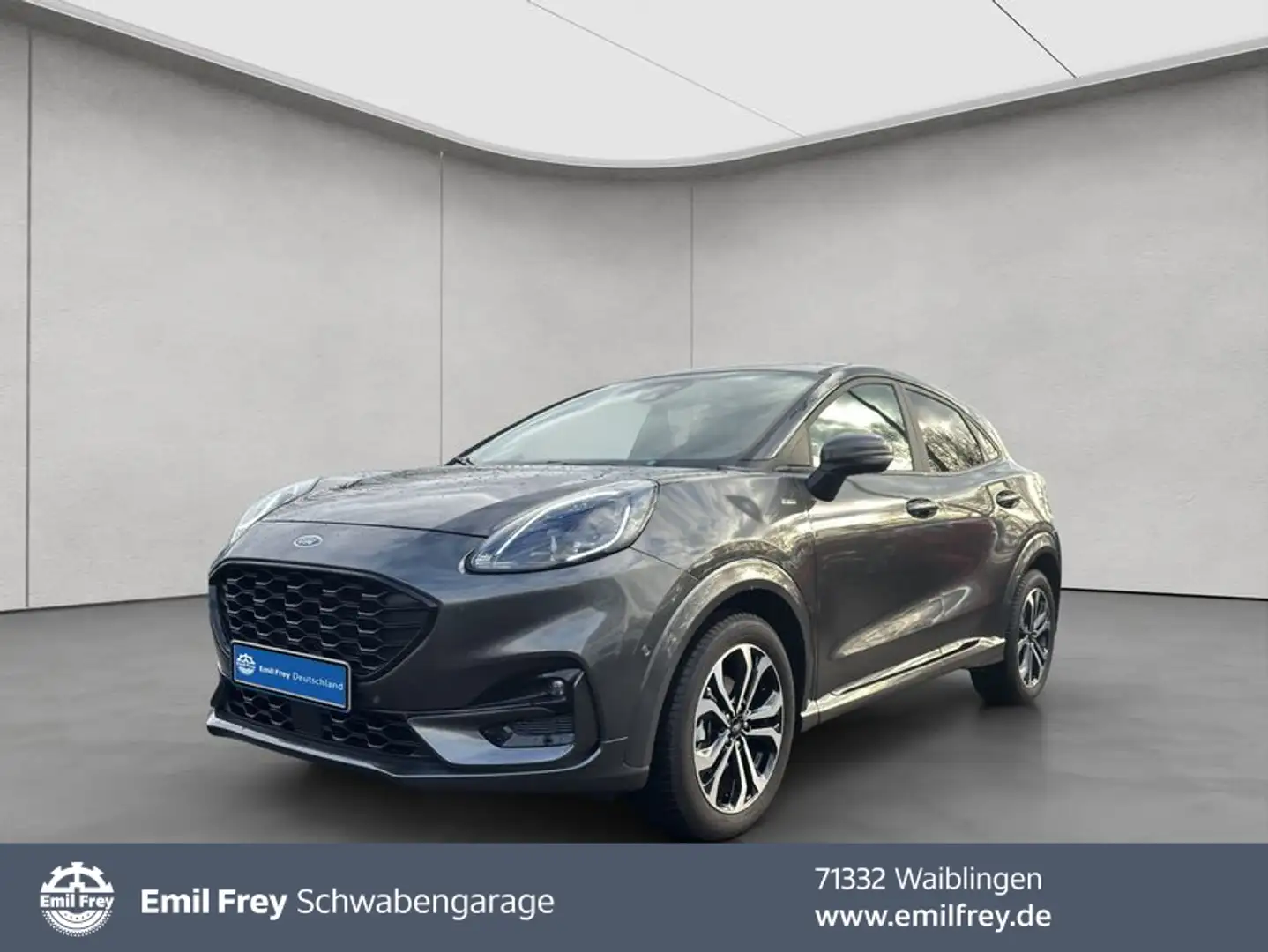 Ford Puma 1.0 EcoBoost Hybrid Aut. ST-LINE *LED*ACC* Grijs - 1