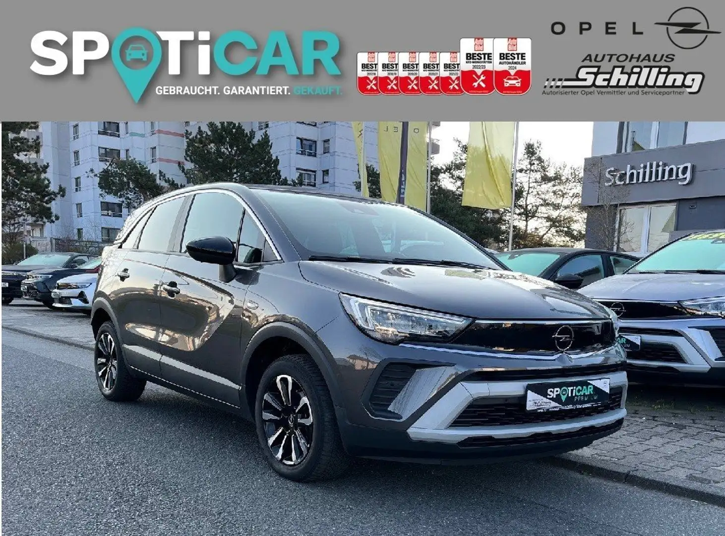 Opel Crossland 1.2 Elegance Navi Winter-Paket Grau - 1