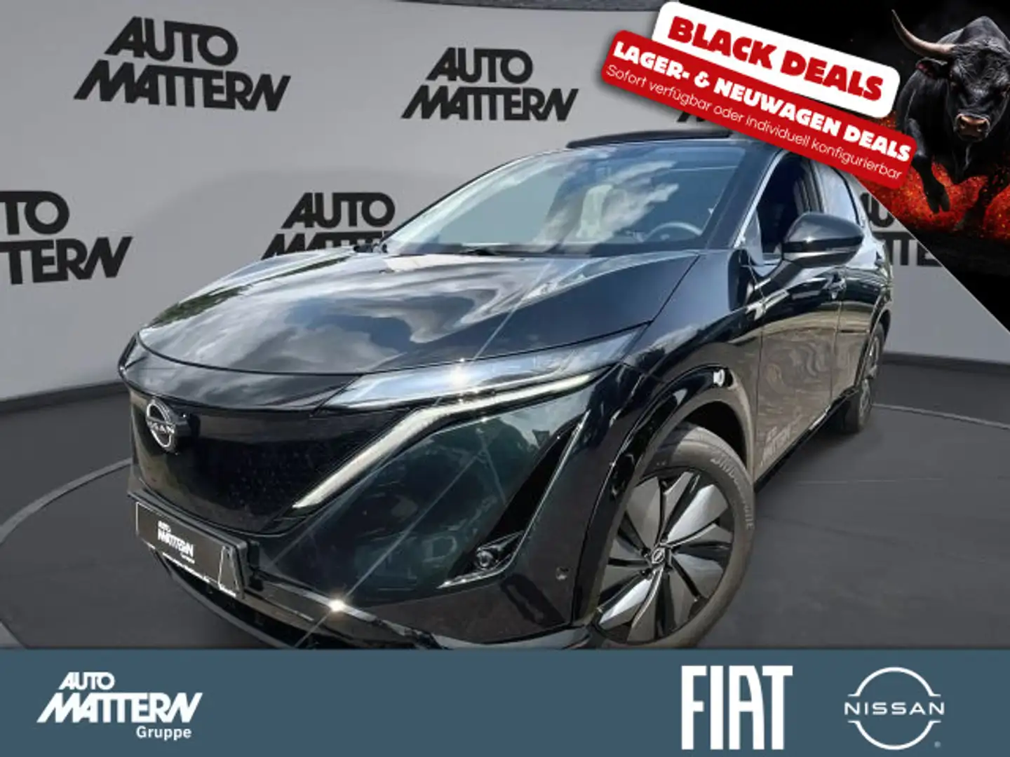 Nissan Ariya Evolve Pack Sitzlüftung HUD ACC BlackDeal Grün - 1