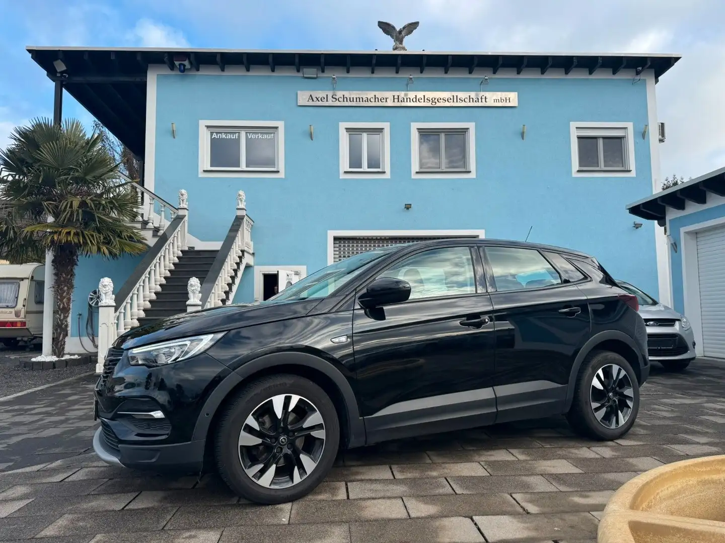Opel Grandland X 1.2 Turbo Elegance mit Garantie! Schwarz - 1