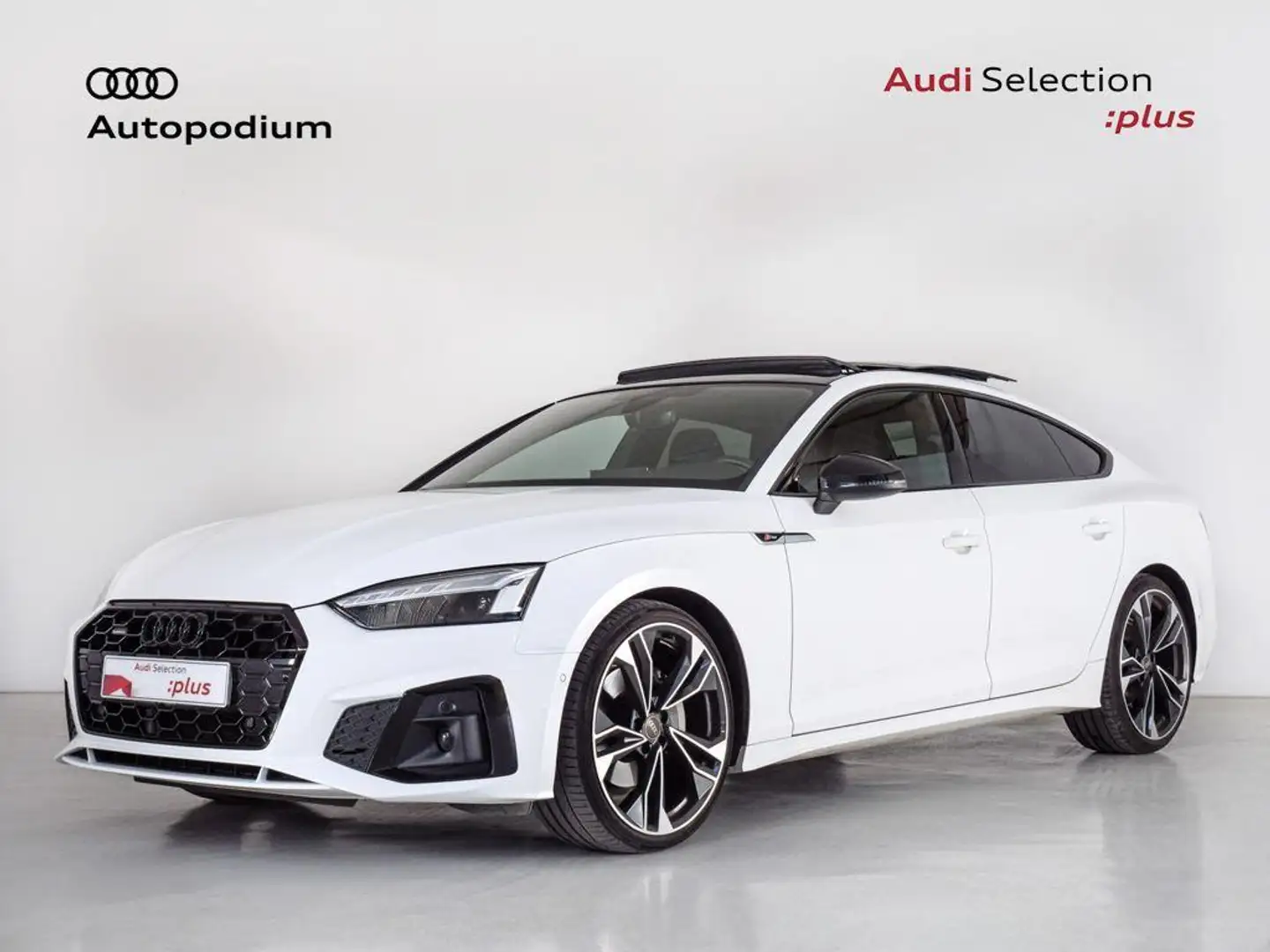 Audi A5 Sportback 40 TDI Black Limited quattro-ultra S tro Blanc - 1