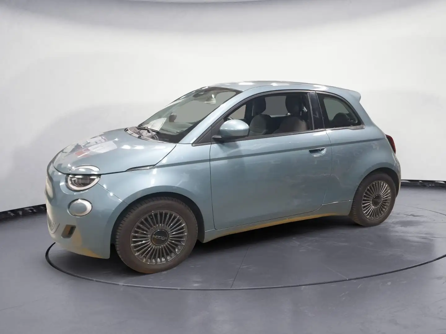Fiat 500e 500e 42 kWh Icon-FULL LED-NAVI- SENSORI PARK -KM Bleu - 1