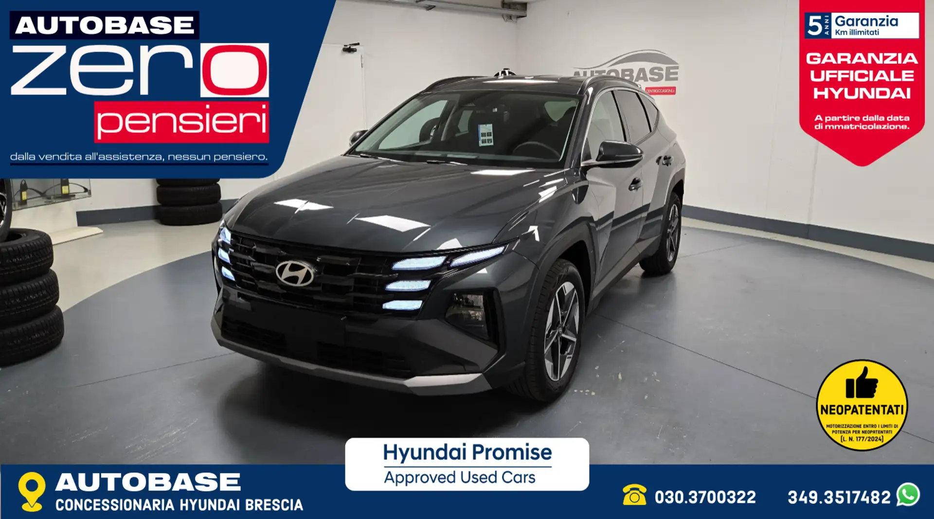 Hyundai TUCSON 1.6 crdi 48V Business 2wd dct Verde - 1