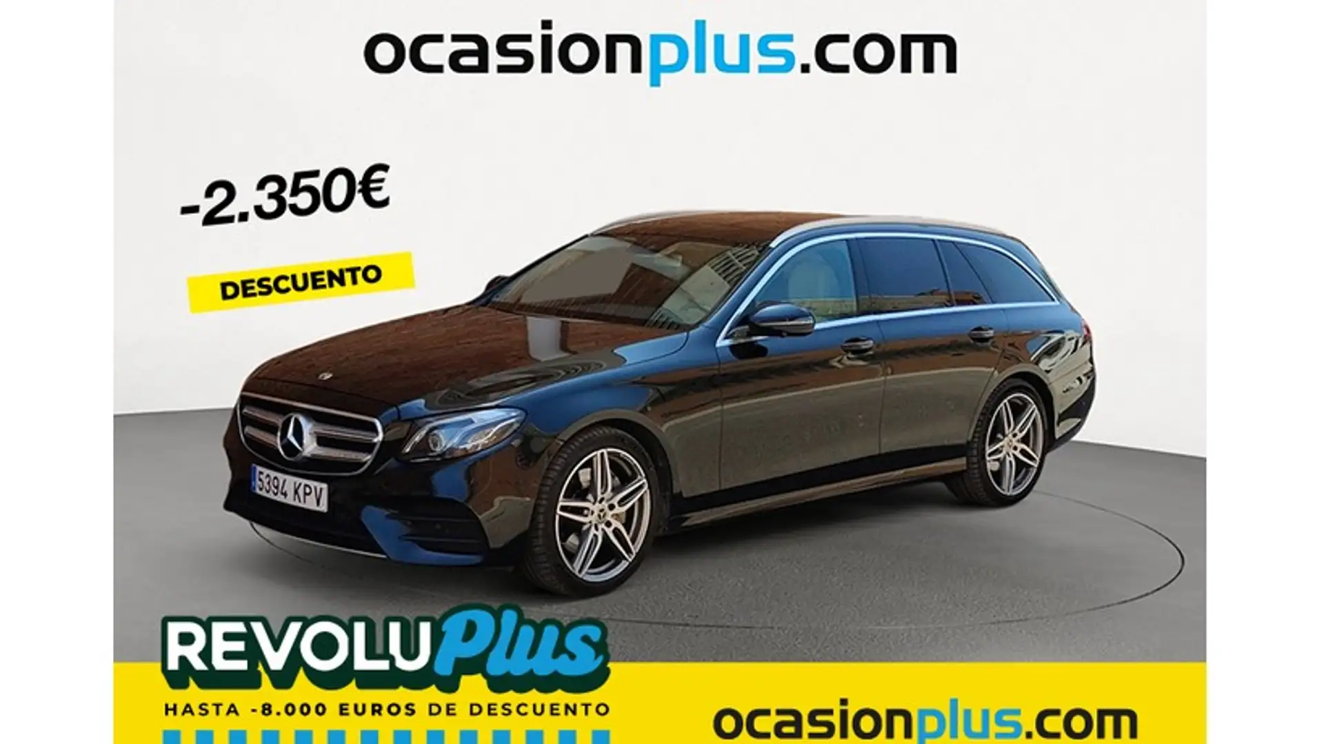 Mercedes-Benz E 220 Estate 220d 9G-Tronic Negro - 1