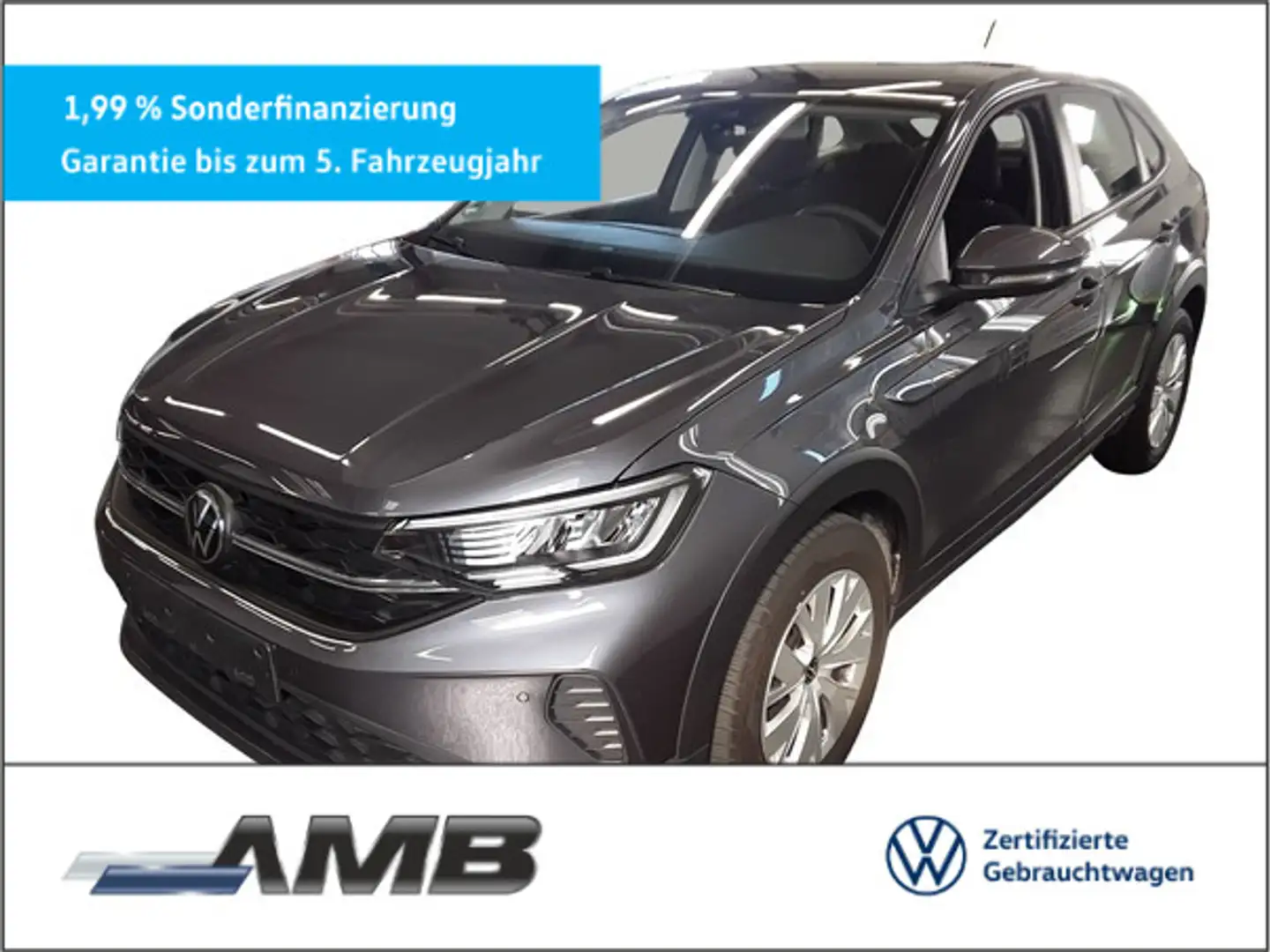 Volkswagen Taigo 1.0 TSI LED/Sitzhzg/var.Ladeboden/08.29Gar Grau - 1