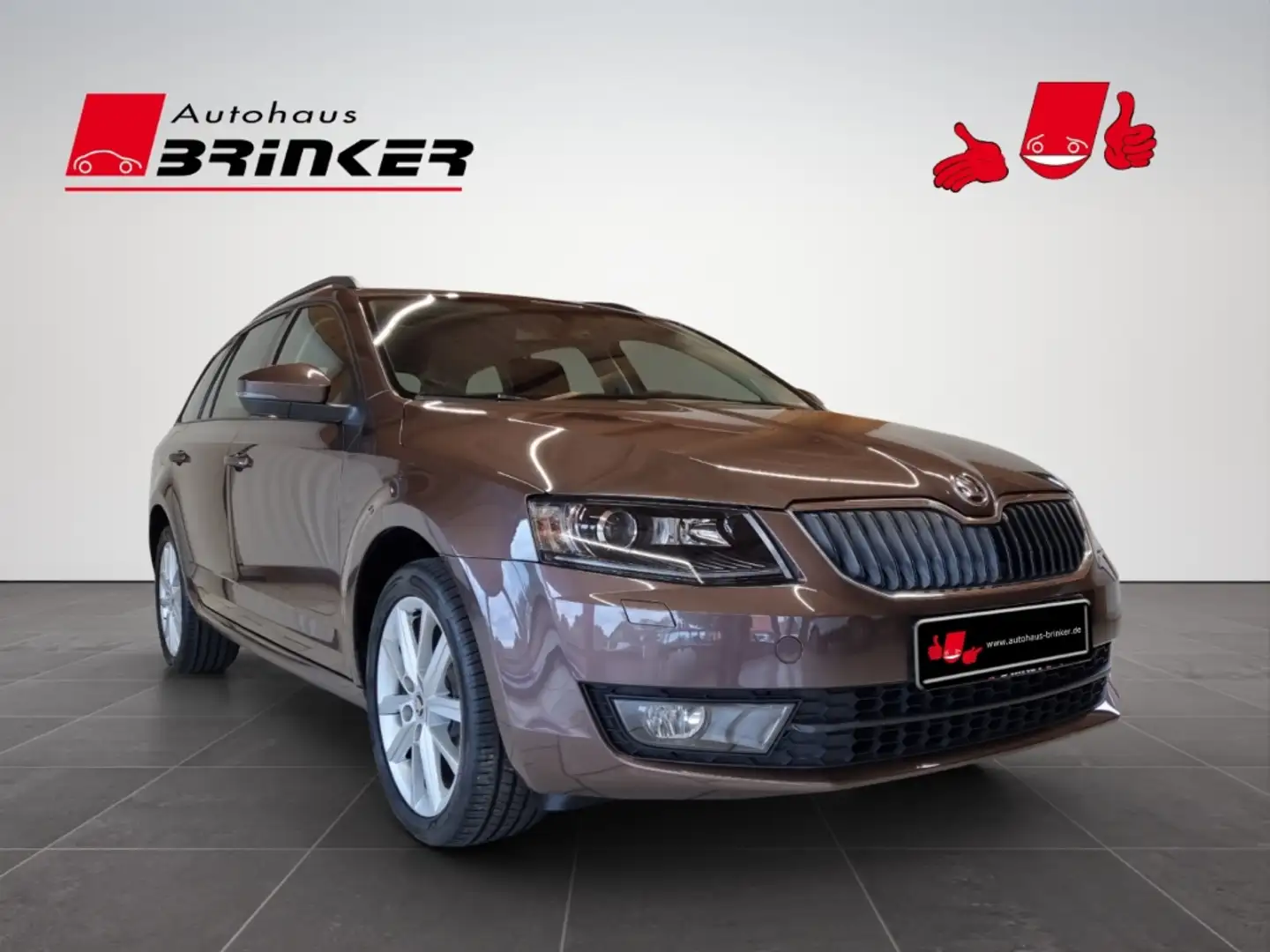 Skoda Octavia Combi Joy 1.2 TSI Bi-Xenon Kurvenlicht 2-Zonen-Kli Braun - 1