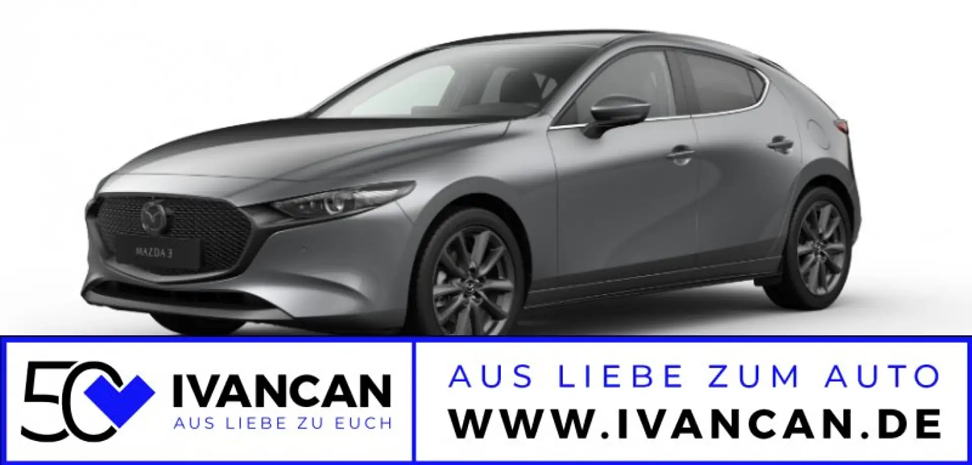 Mazda 3 *ZEITNAHE AUSLIEFERUNG* 5HB 2.5L e-SKYACTIV G 140p Grau - 1