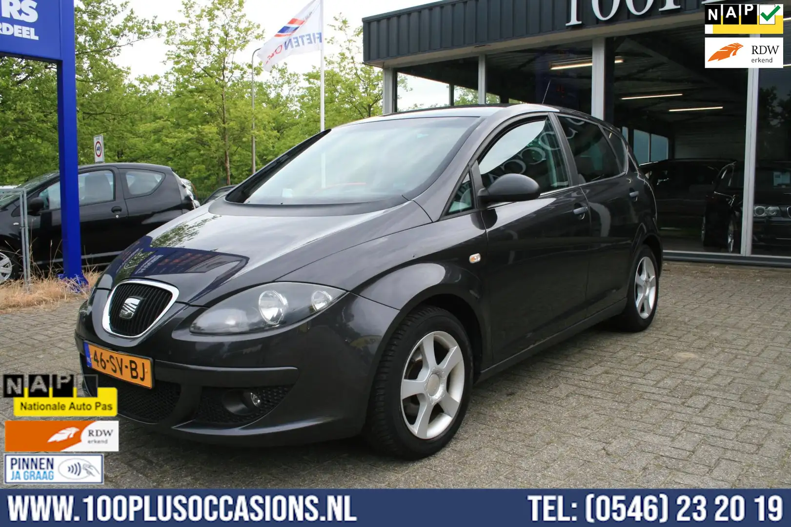 SEAT Altea 1.6 Reference |Airco | Ruime auto | Apk 2026 Zwart - 1