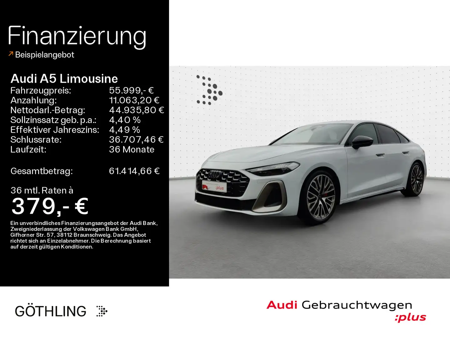 Audi A5 40 TDI qu S line edition one S tro* Weiß - 1