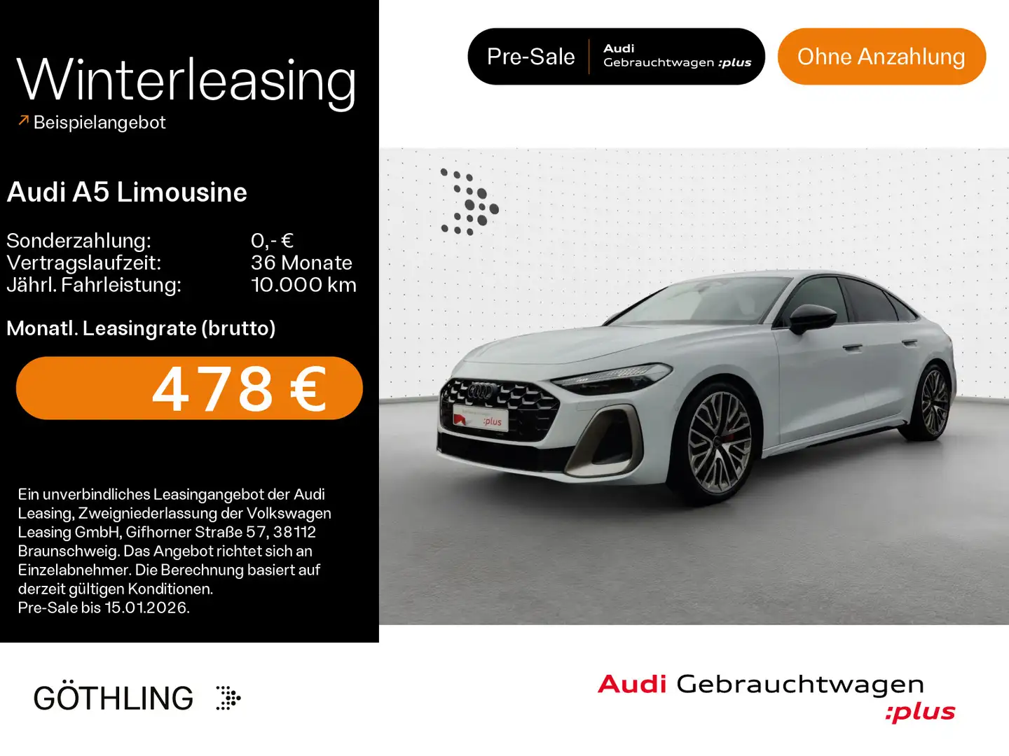 Audi A5 40 TDI qu S line edition one S tro* Weiß - 1
