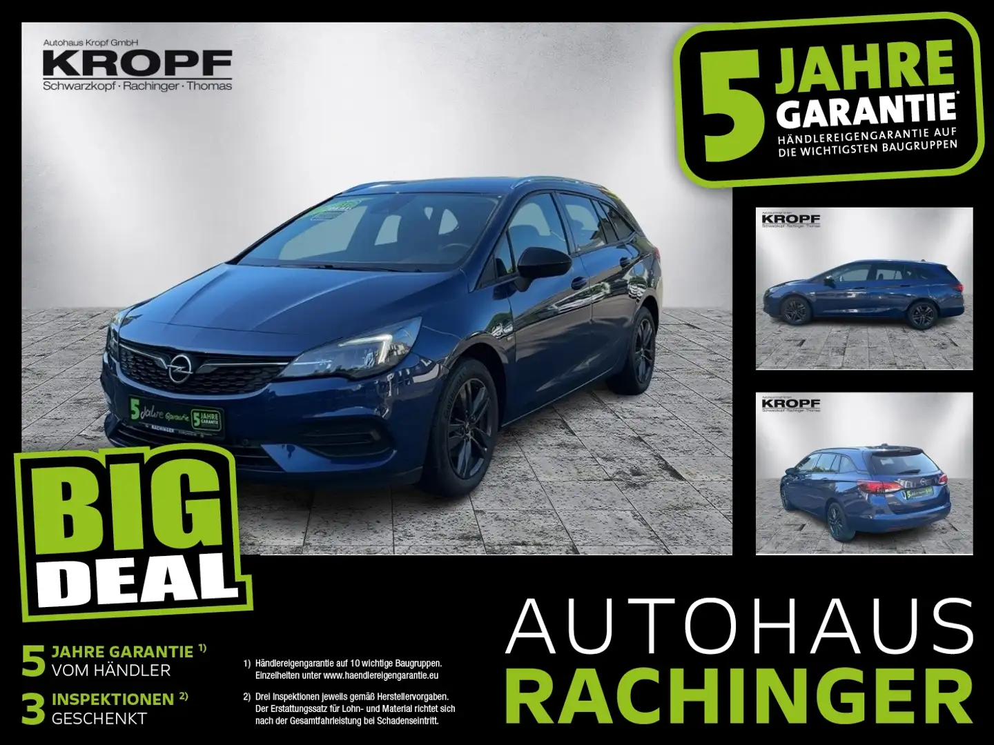 Opel Astra K Sports Tourer 1.4 Turbo 2020 Bleu - 1