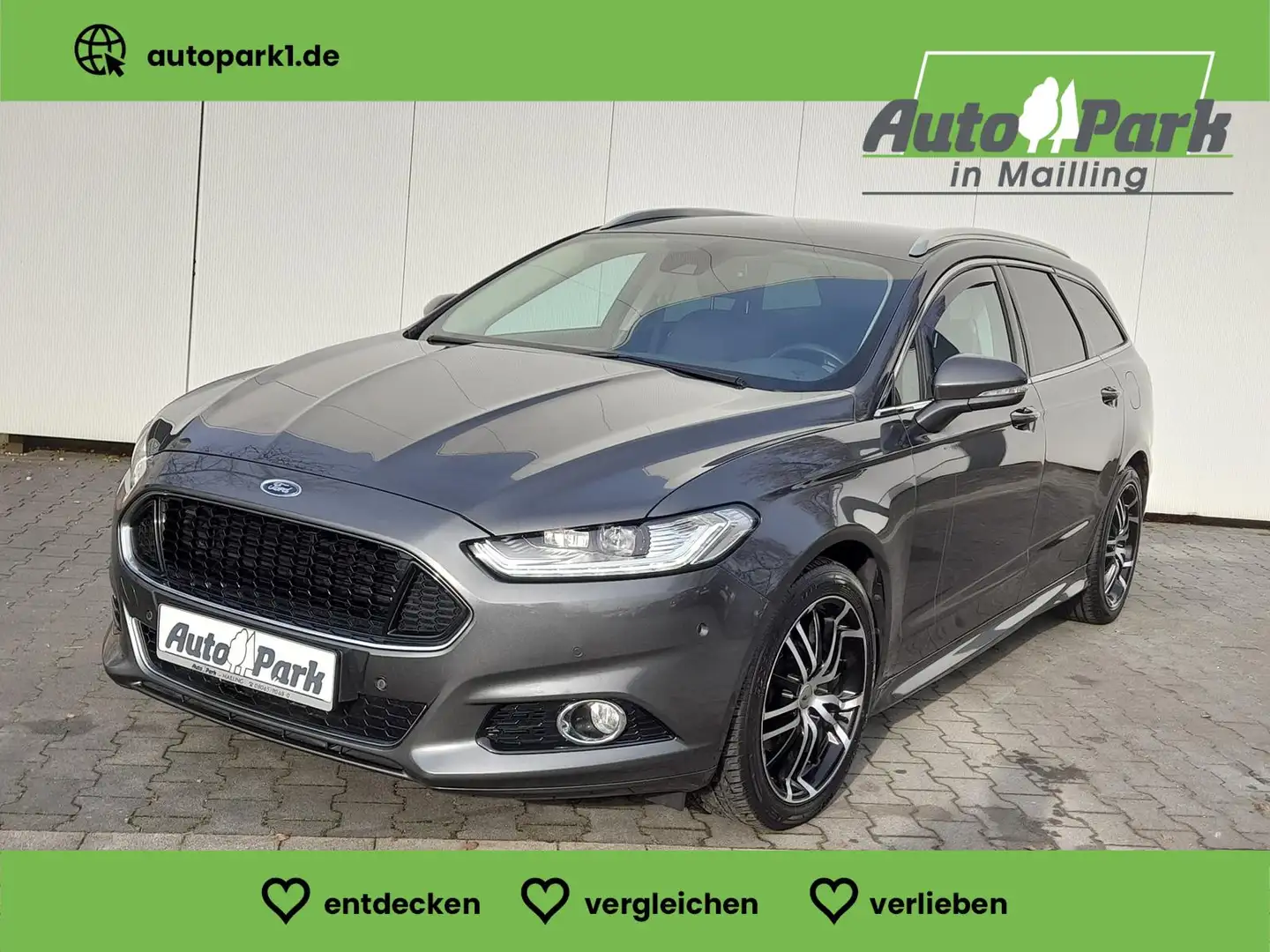 Ford Mondeo 2.0 TDCi Titanium NAVI~AHK~LED~ACC~4xSHZ Grau - 1