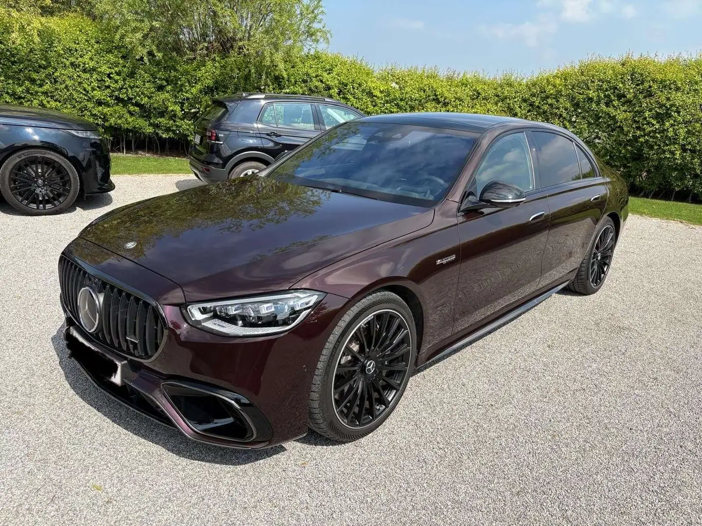 Mercedes-Benz S 63 AMG Long PHEV 4-Matic E Performance- Carbon- Chauffeur Červená - 1