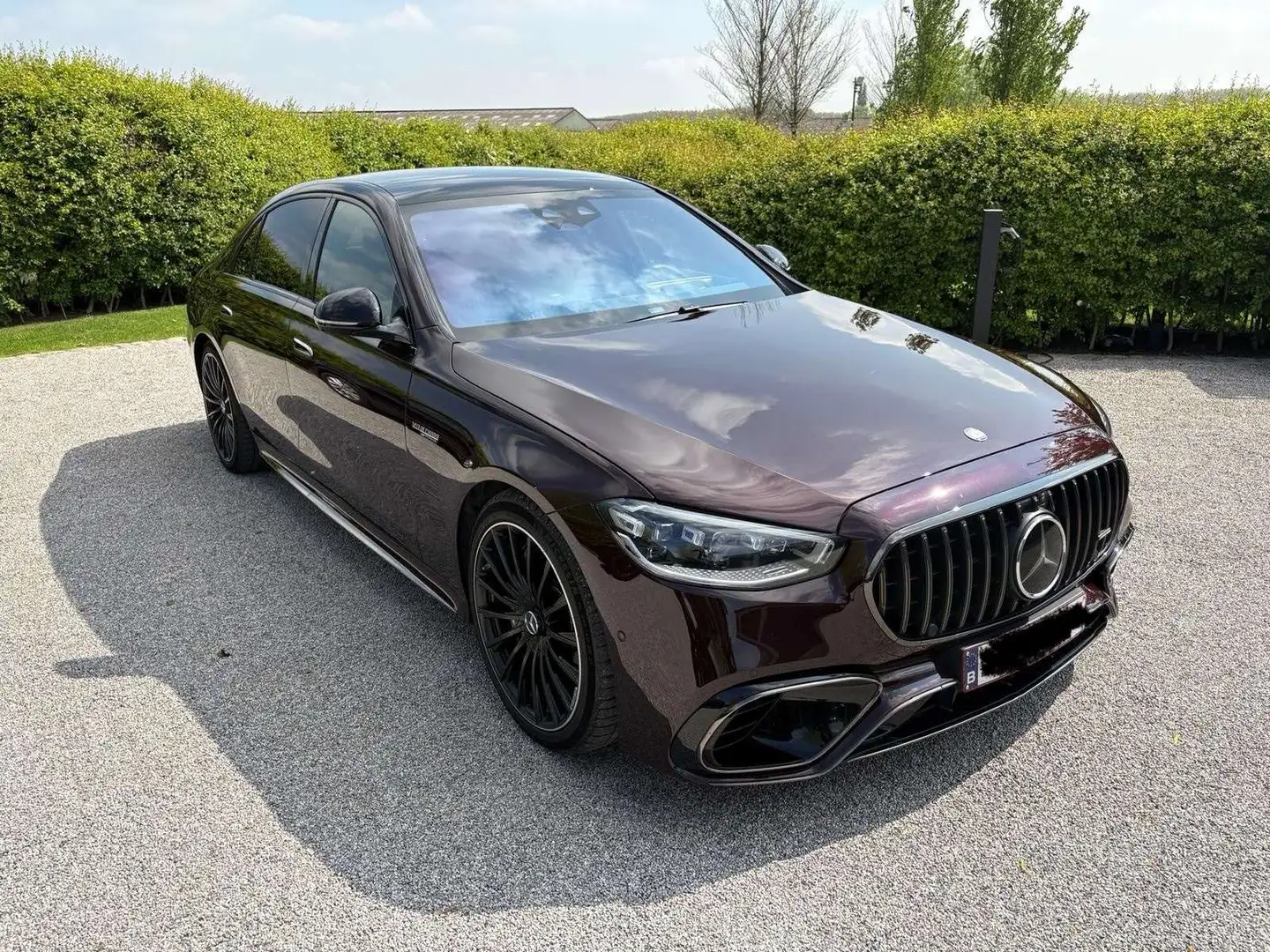 Mercedes-Benz S 63 AMG Long PHEV 4-Matic E Performance- Carbon- Chauffeur Červená - 2