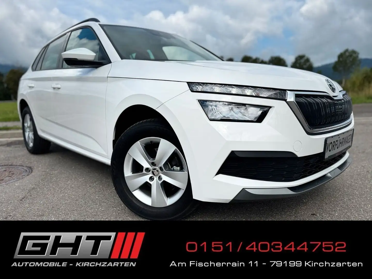 Skoda Kamiq 1.0TSI Ambition LED CarPlay Kamera Spur Weiß - 1