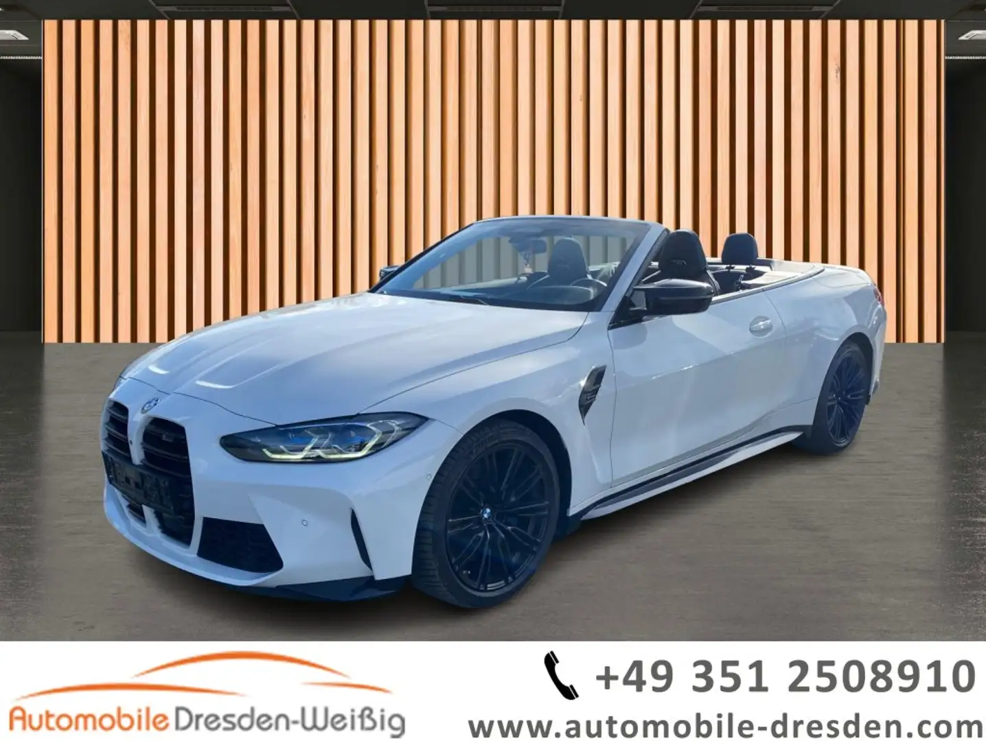 BMW M4 xDrive Competition Cabrio*HeadUp*Laser*360° Weiß - 1