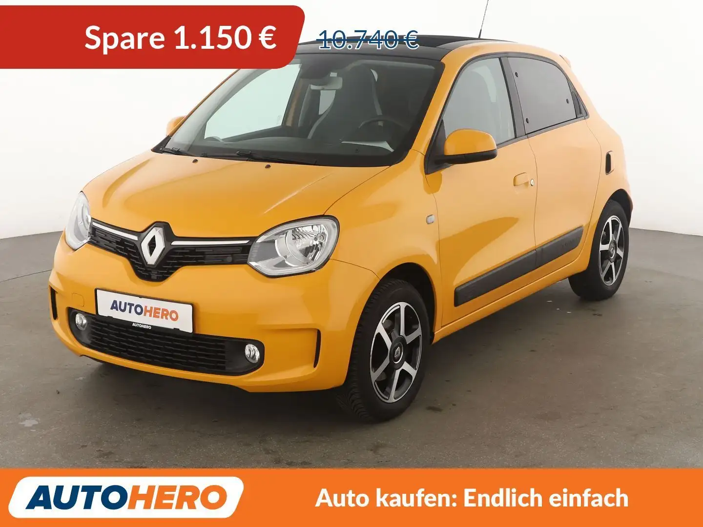 Renault Twingo 1.0 SCe Limited*TEMPO*PDC*ALU*LIM* Jaune - 1