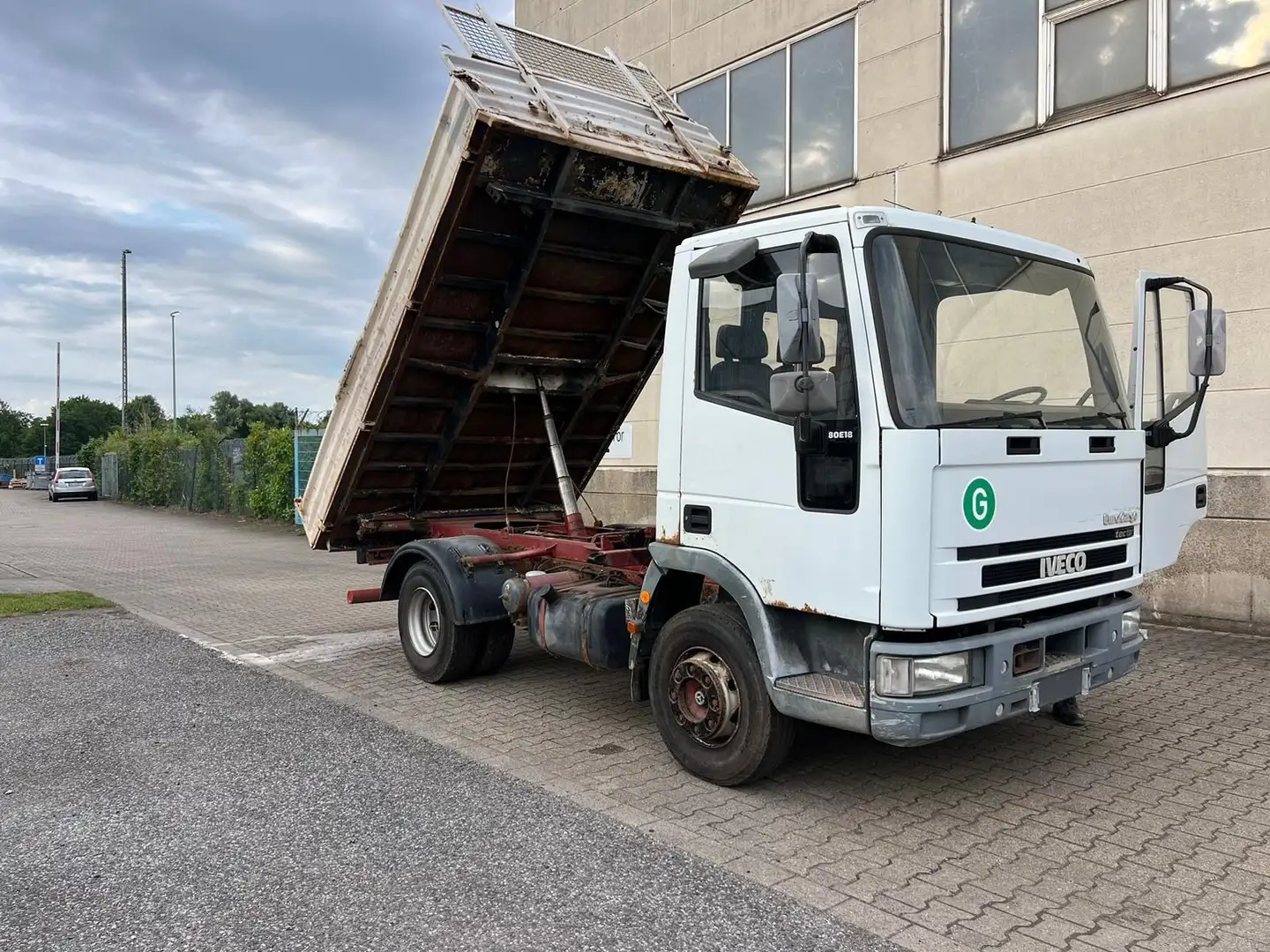 Iveco EUROCARGO TECTOR ML 80 E*DREI SEITEN KIPPER*TÜV Blanc - 2