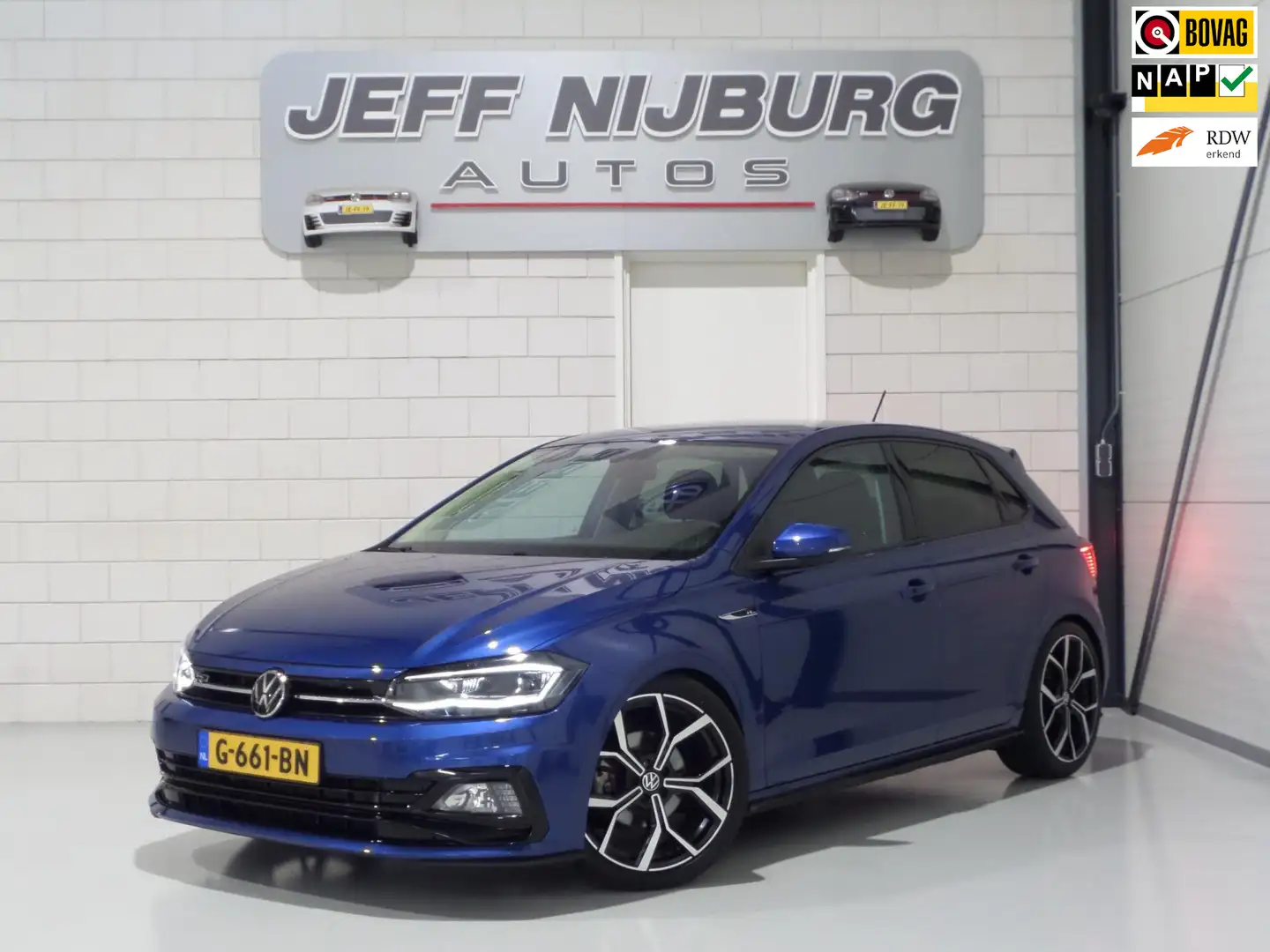 Volkswagen Polo 1.5 TSI 150PK DSG Highline R-Line "Origineel NL!" Bleu - 1