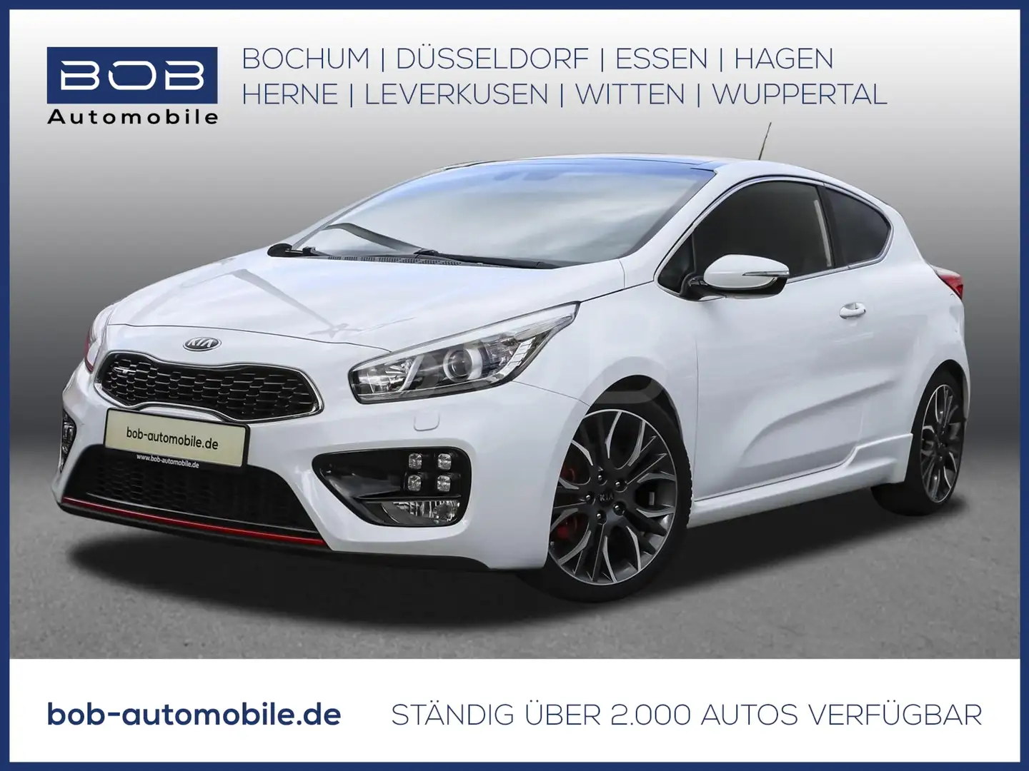 Kia Ceed / cee'd GT LEDER XENON SD NAVI SHZ PDC KLIMA Blanco - 1