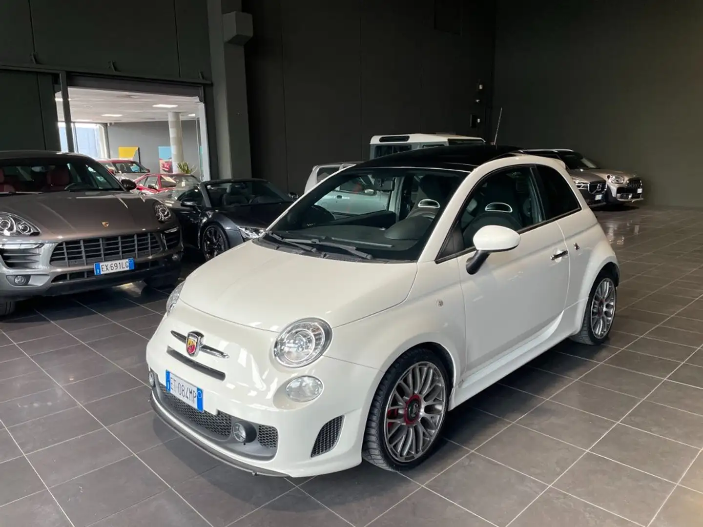 Abarth 500 1.4 16v turbo t-jet 135cv UNIPROP SOLO KM42K TETTO Bianco - 1