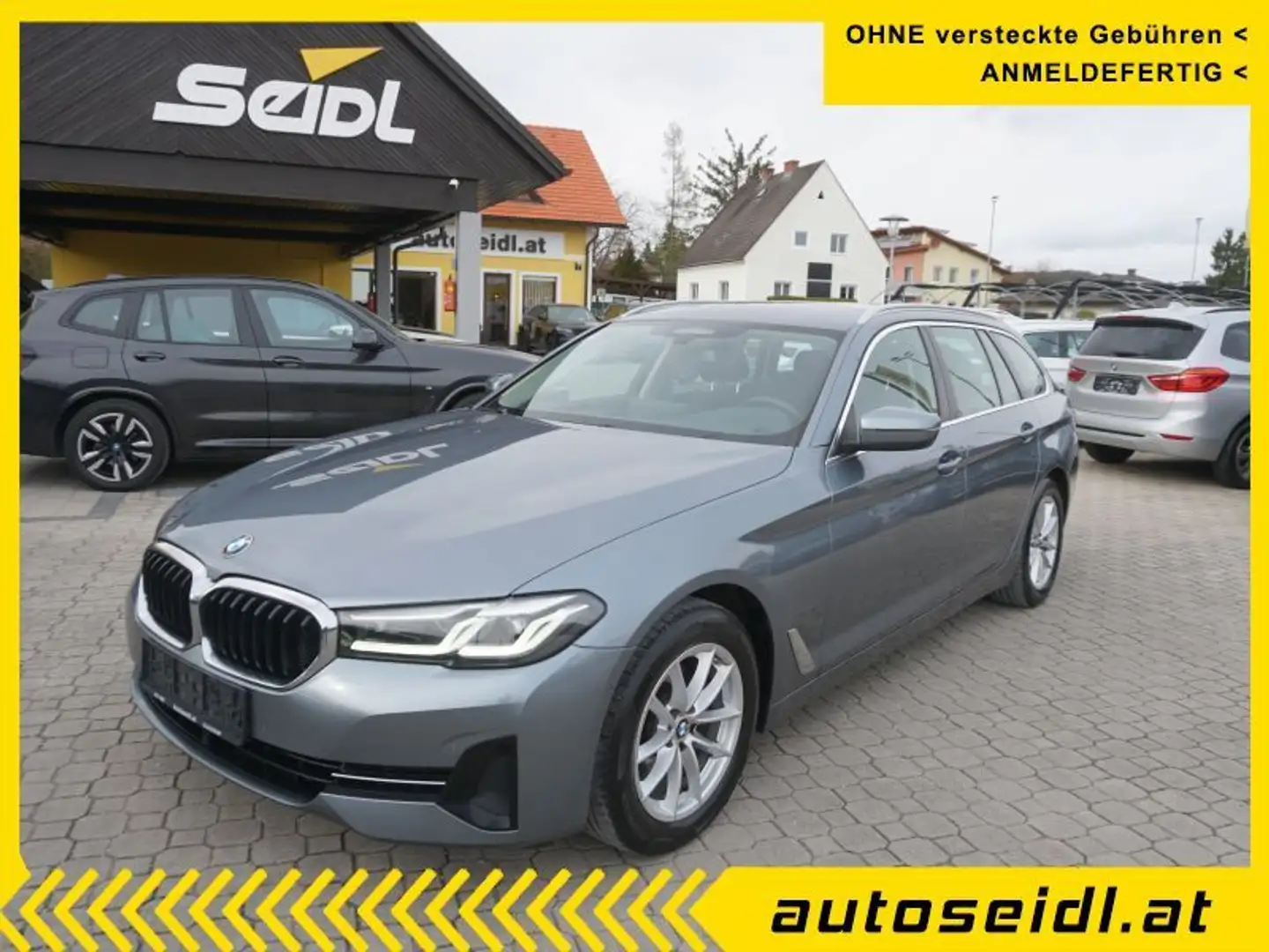BMW 518 d Touring Aut. *AHV+LED+NAVI* Gris - 1