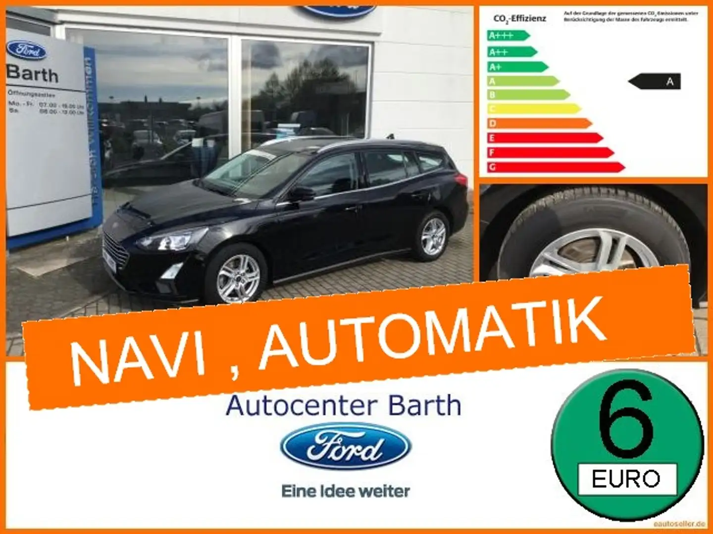 Ford Focus Turnier 1.0 EcoBoost Cool & Connect NAVI Negro - 1