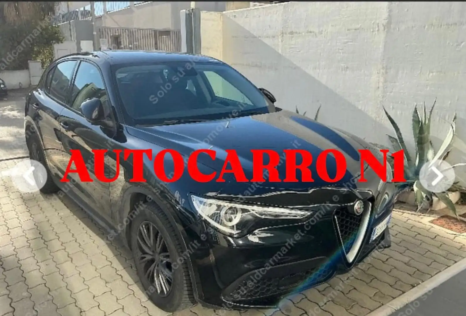 Alfa Romeo Stelvio 2.2Turbodiesel 160cv AT8 RWD AUTOCARRO N1 Nero - 1