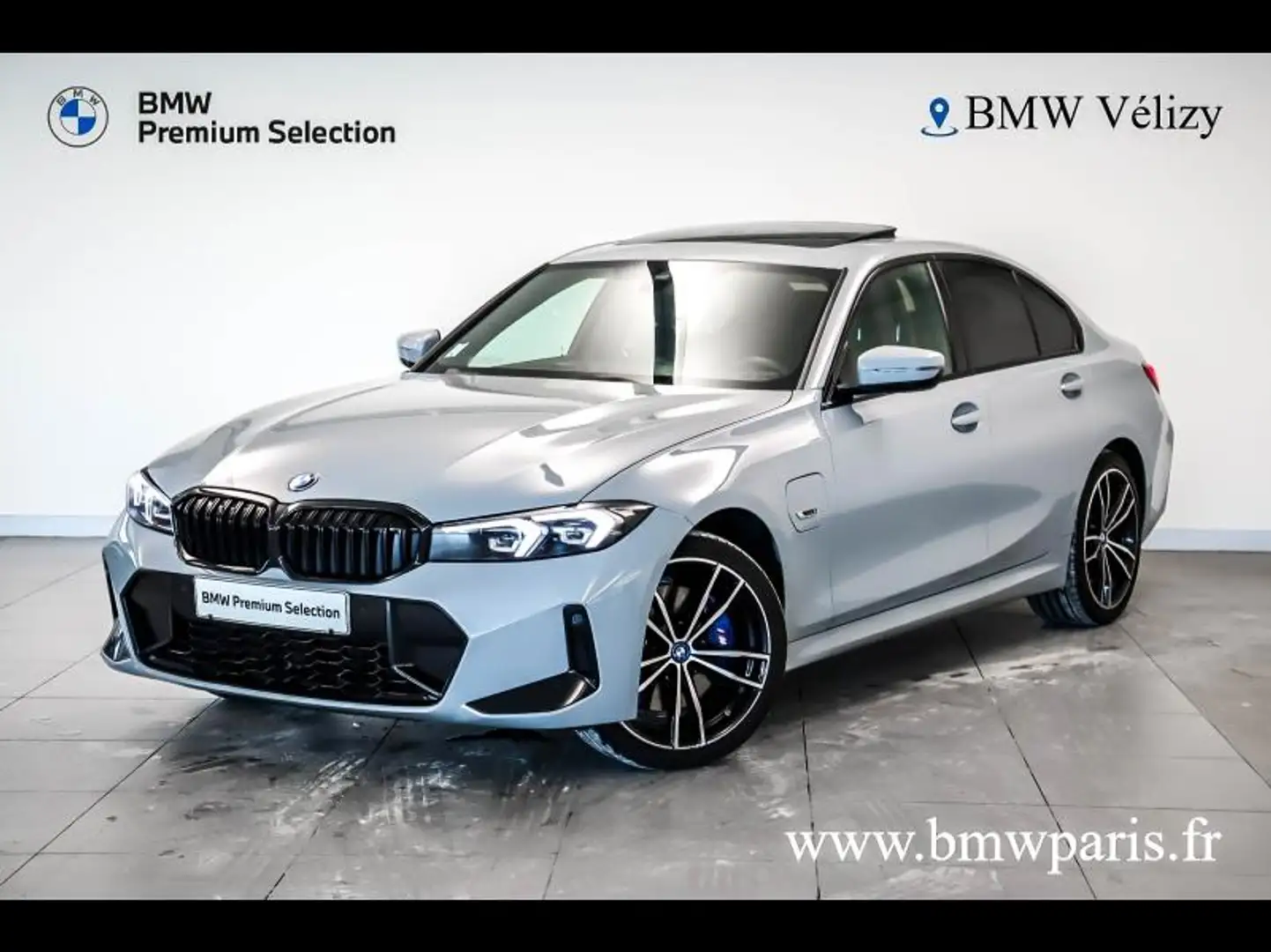 BMW 320 320eA 204ch M Sport Gris - 1