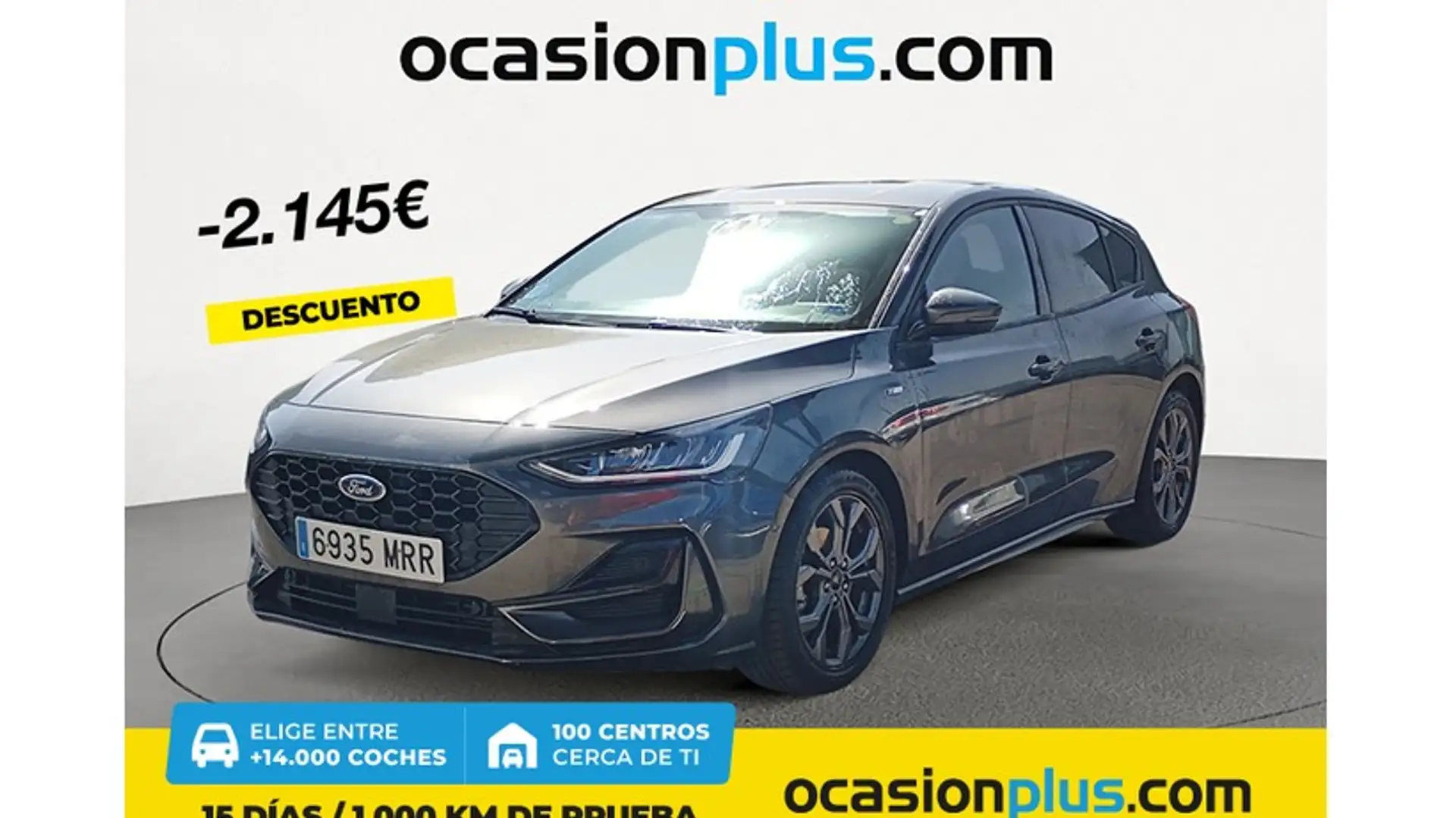Ford Focus 1.0 Ecoboost MHEV ST-Line 155 Aut. Gris - 1