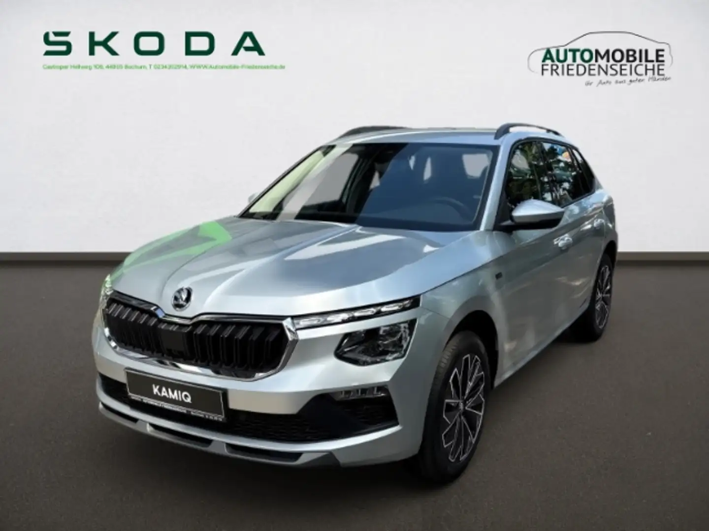 Skoda Kamiq Tour 1.0 TSI 85 KW AHK PDC Kamera Silber - 1