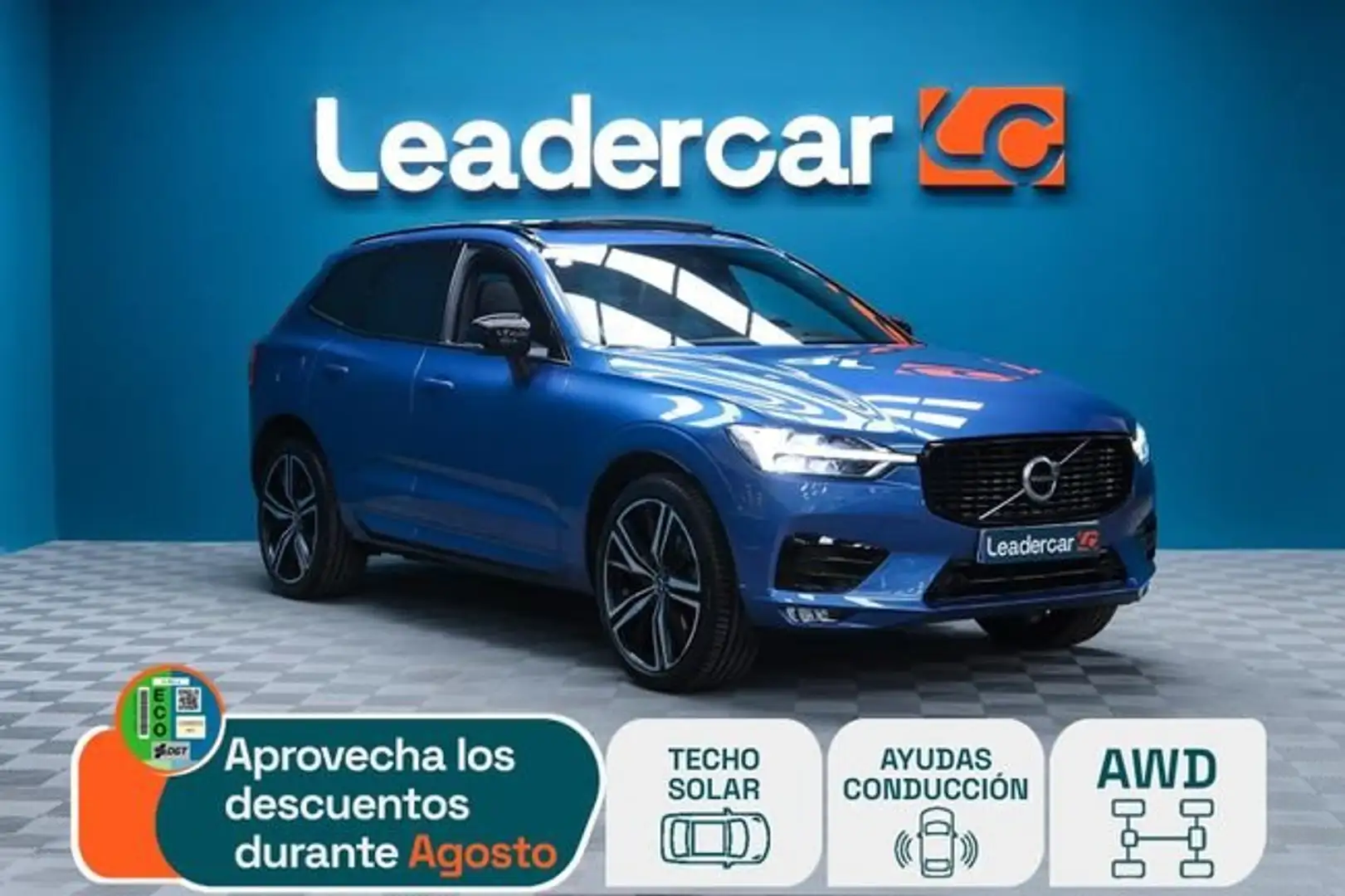 Volvo XC60 2.0 B5 D AWD R-Design Auto Azul - 1