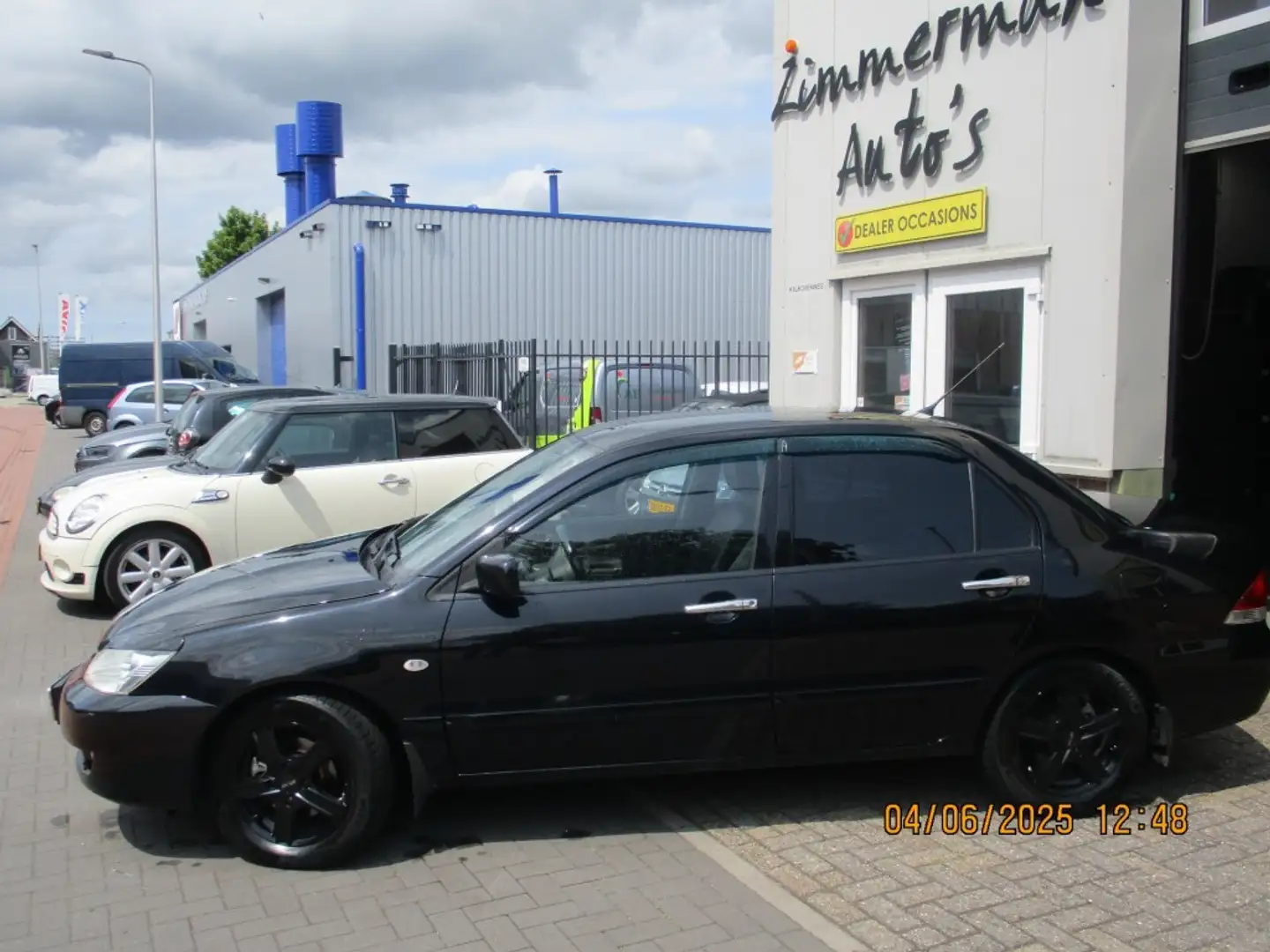 Mitsubishi Lancer 1.6 automaat Airco LPG Fekete - 1