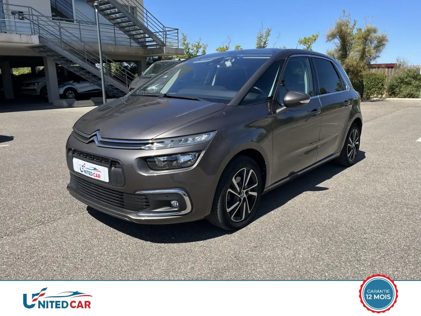 Citroen C4 Picasso 1.6 BlueHDi 120 CV S\u0026S MONOSPACE Feel PHASE 2 Brun - 1