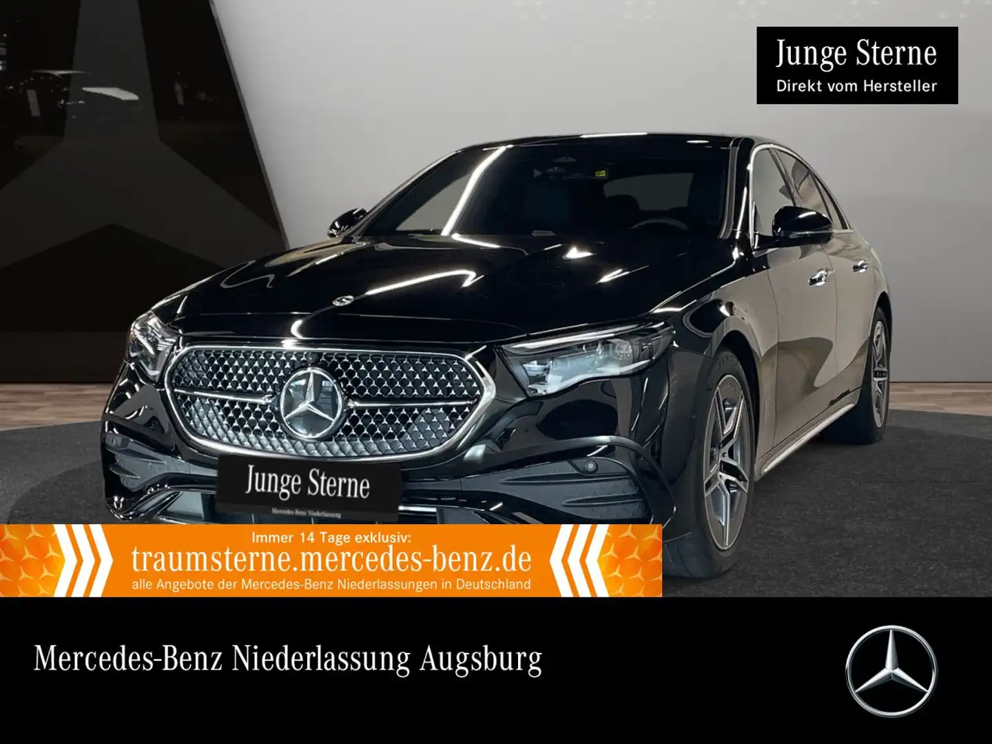 Mercedes-Benz E 200 AMG 360° Distr. Spurhalt-Ass Totwinkel PTS Negru - 1
