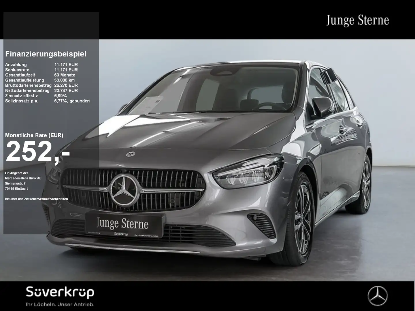 Mercedes-Benz B 180 , PROGRESSIVE AHK KAMERA SPUR PDC SHZ Grau - 1