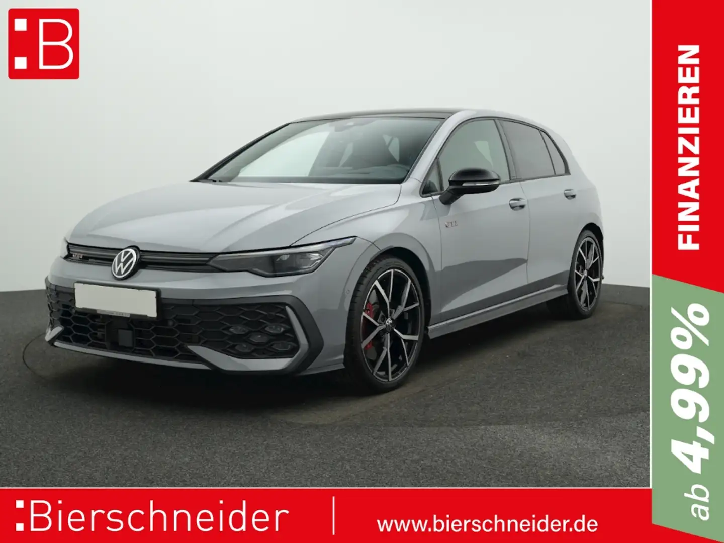 Volkswagen Golf GTI 8 2.0 TSI DSG BLACK STYLE AHK PANO NAVI 19 ESTORIL Grau - 1