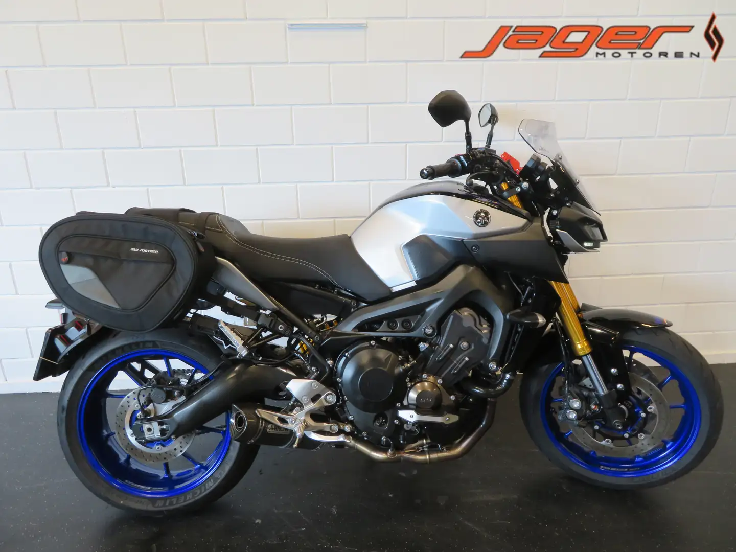Yamaha MT-09 SP MT09 PERFECT! TASSEN Blauw - 1