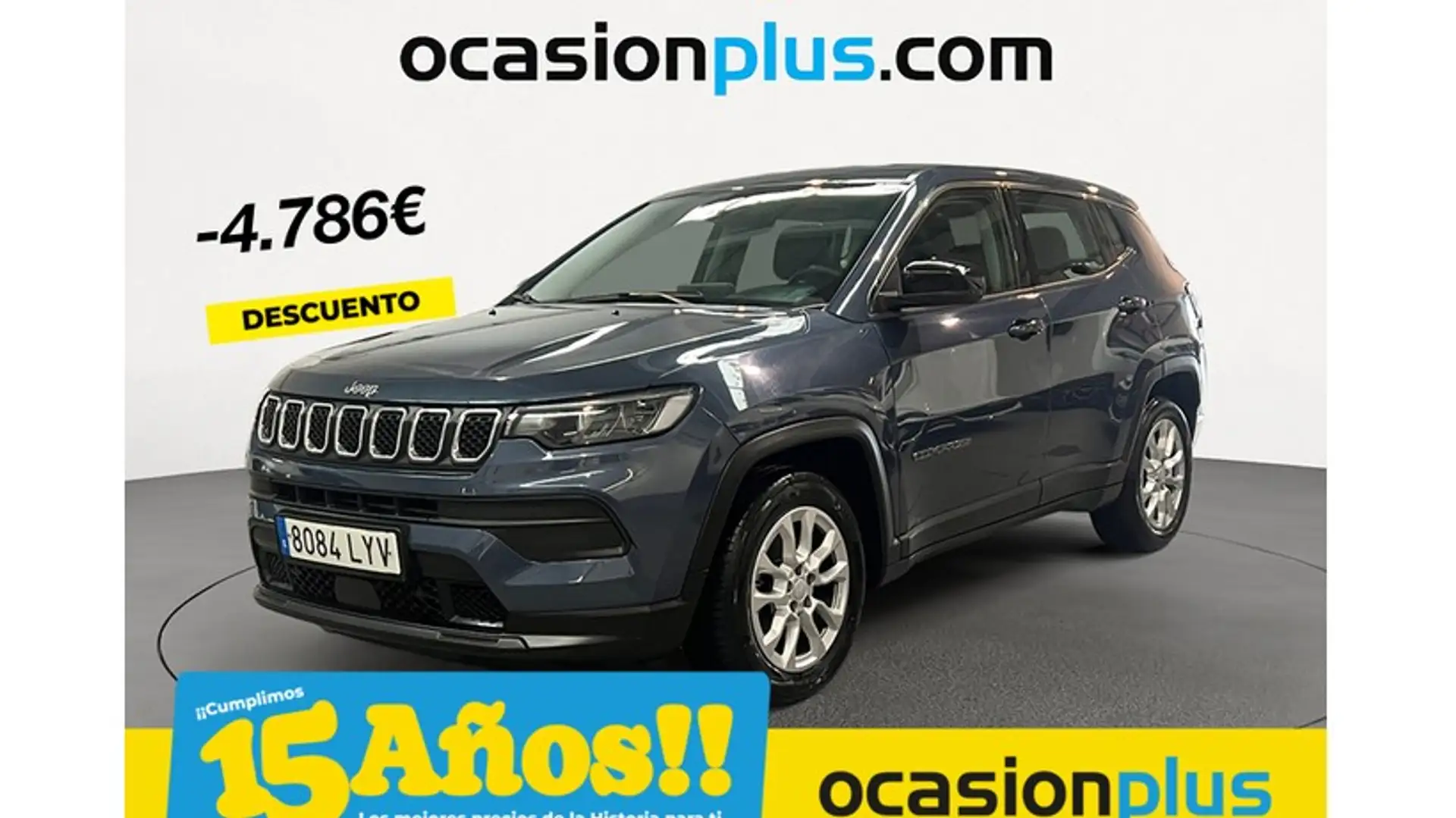 Jeep Compass 1.3 Gse T4 Longitude 4x2 130 Gris - 1