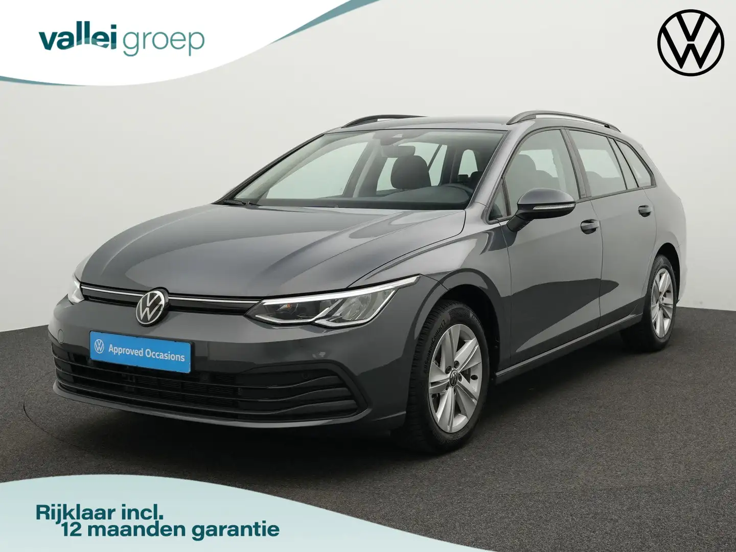 Volkswagen Golf Variant 1.0 eTSI 110 pk DSG Life Business | Geheugen-/mass Grijs - 1