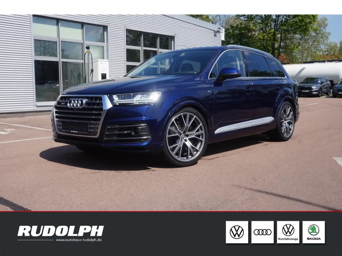 Audi SQ7 4.0 TDI quattro *Händlerfzg. / Export* Modrá - 1