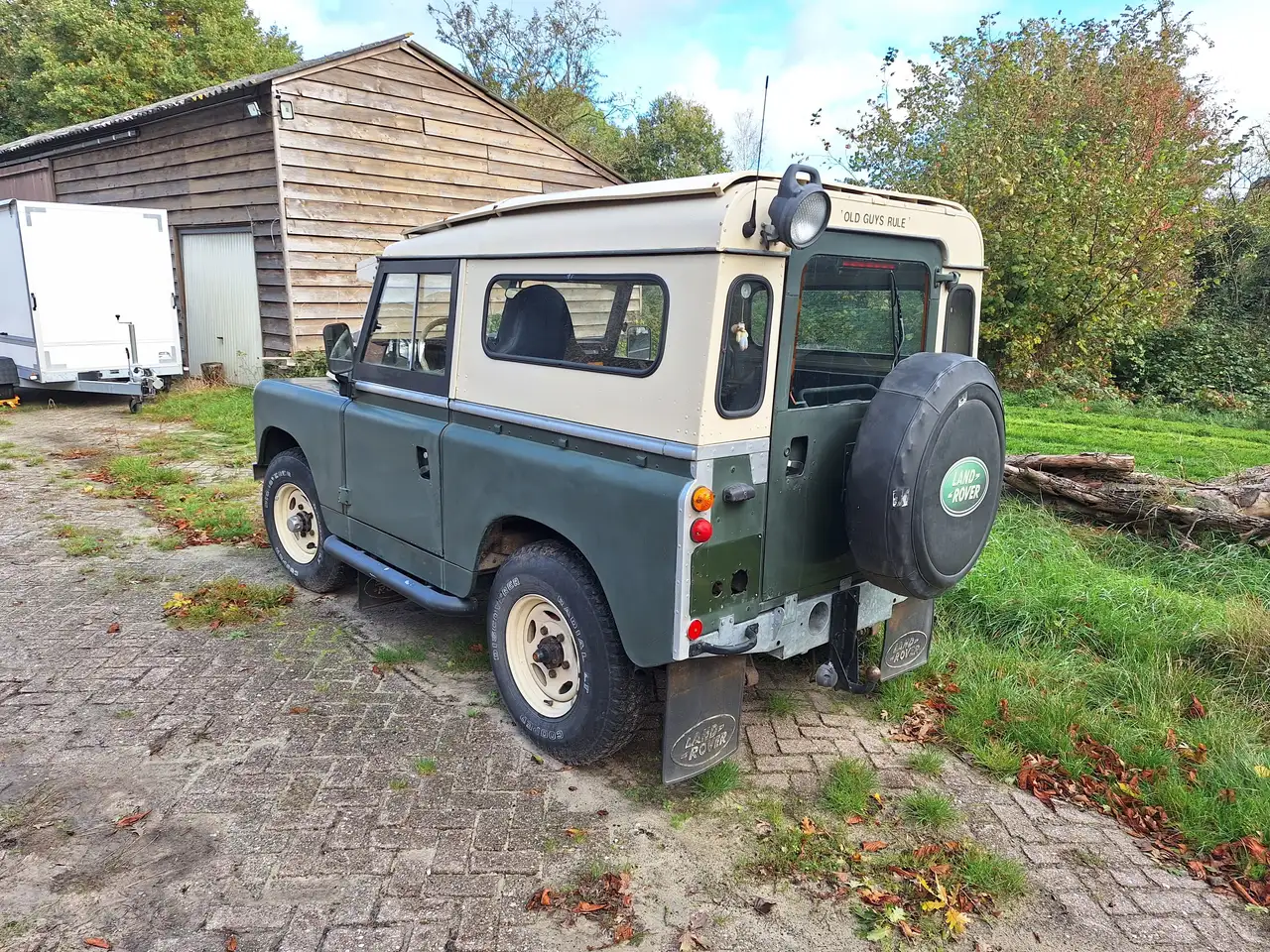Land Rover Defender 88 Series 2A (1970) 4x4, green, high and low gear, foto 3