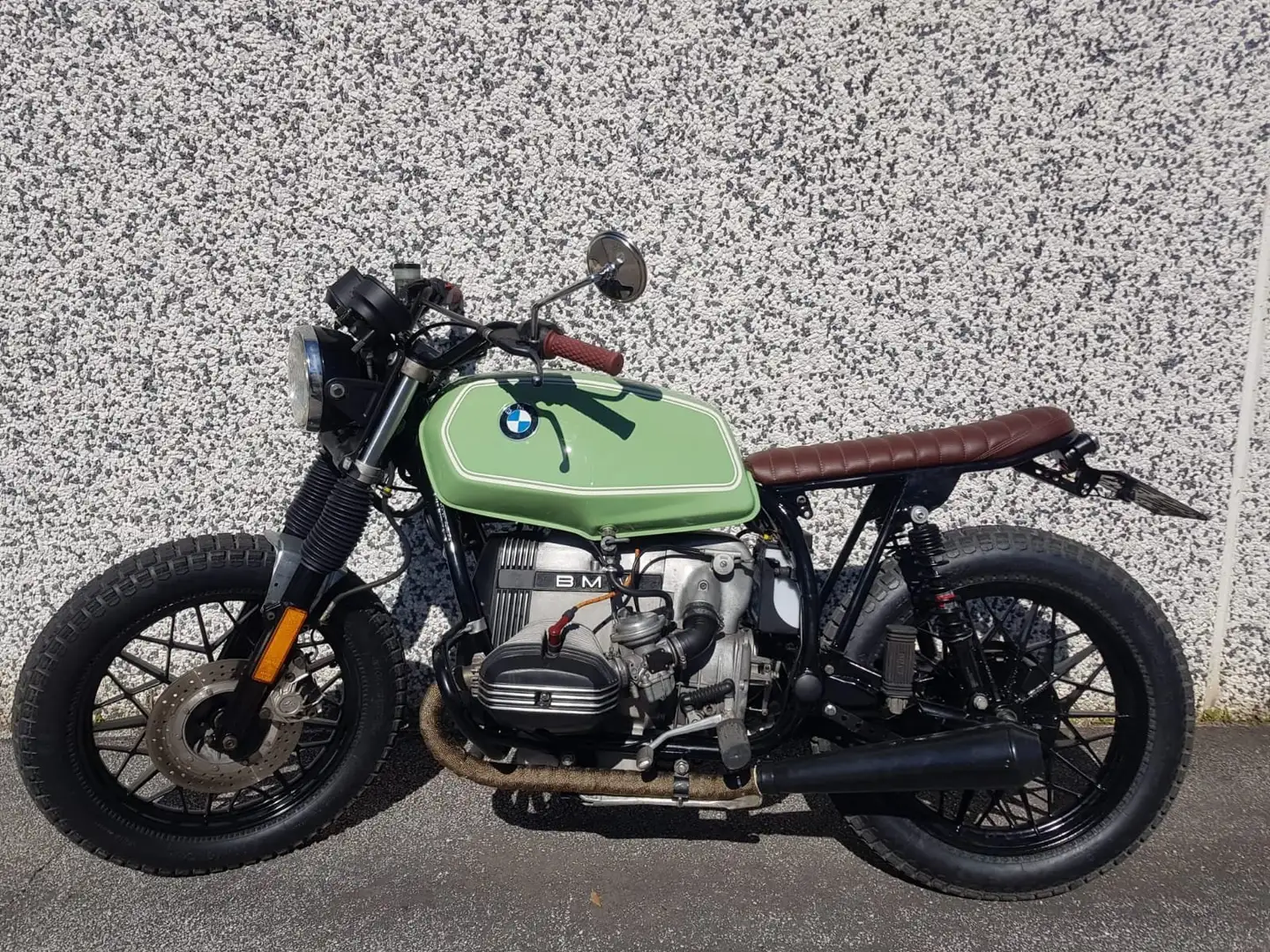BMW R 65 CAFE' RACER SCRAMBLER Verde - 1