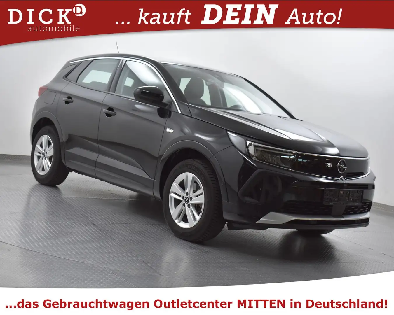 Opel Grandland X 1.2 Aut. Enjoy NAVI+KAM+ACC+LED+SHZ+ Schwarz - 1