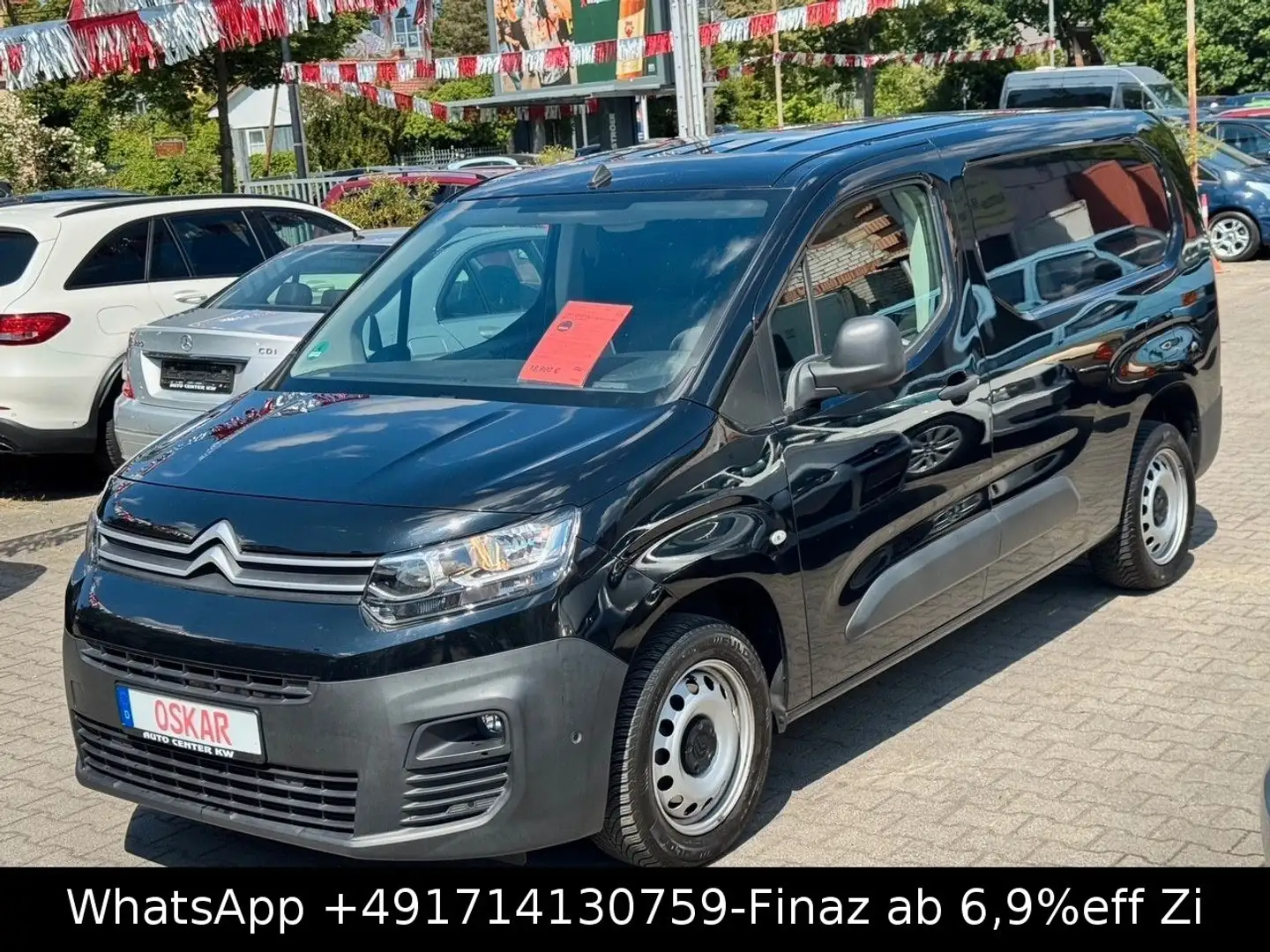 Citroen Berlingo Kasten Club XL/L2-KLIMA-NAVI-PDC+KAMERA Negro - 1