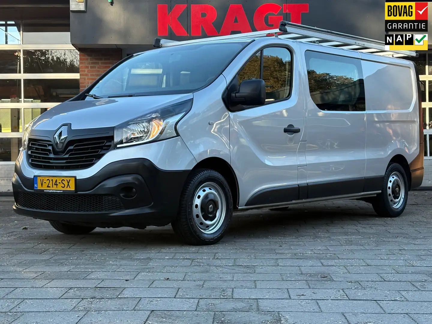 Renault Trafic 1.6 dCi T29 L2H1DUBBELCABINE|DEALER ONDERHOUDEN|12 Silber - 1