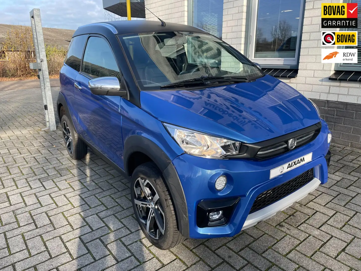 Aixam Crossline Brommobiel Evo / Lichtmetalen velgen / Airco / Cen Синій - 1